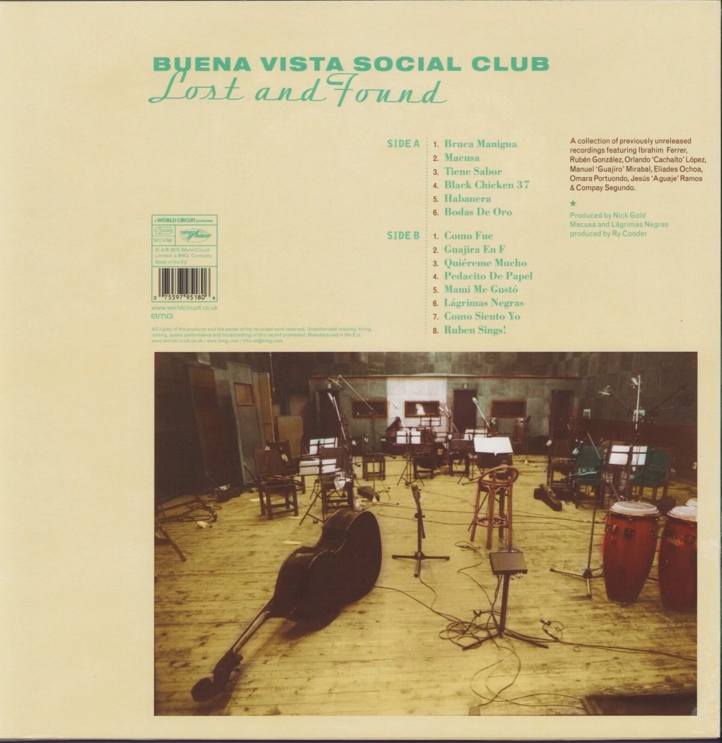 Buena Vista Social Club – Lost And Found Vinyl LP, 180g, EU Reissue, 2021