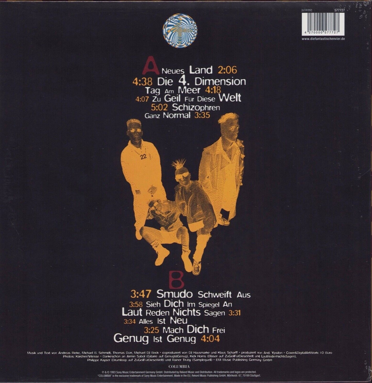 Die Fantastischen Vier - Die 4. Dimension Vinyl LP