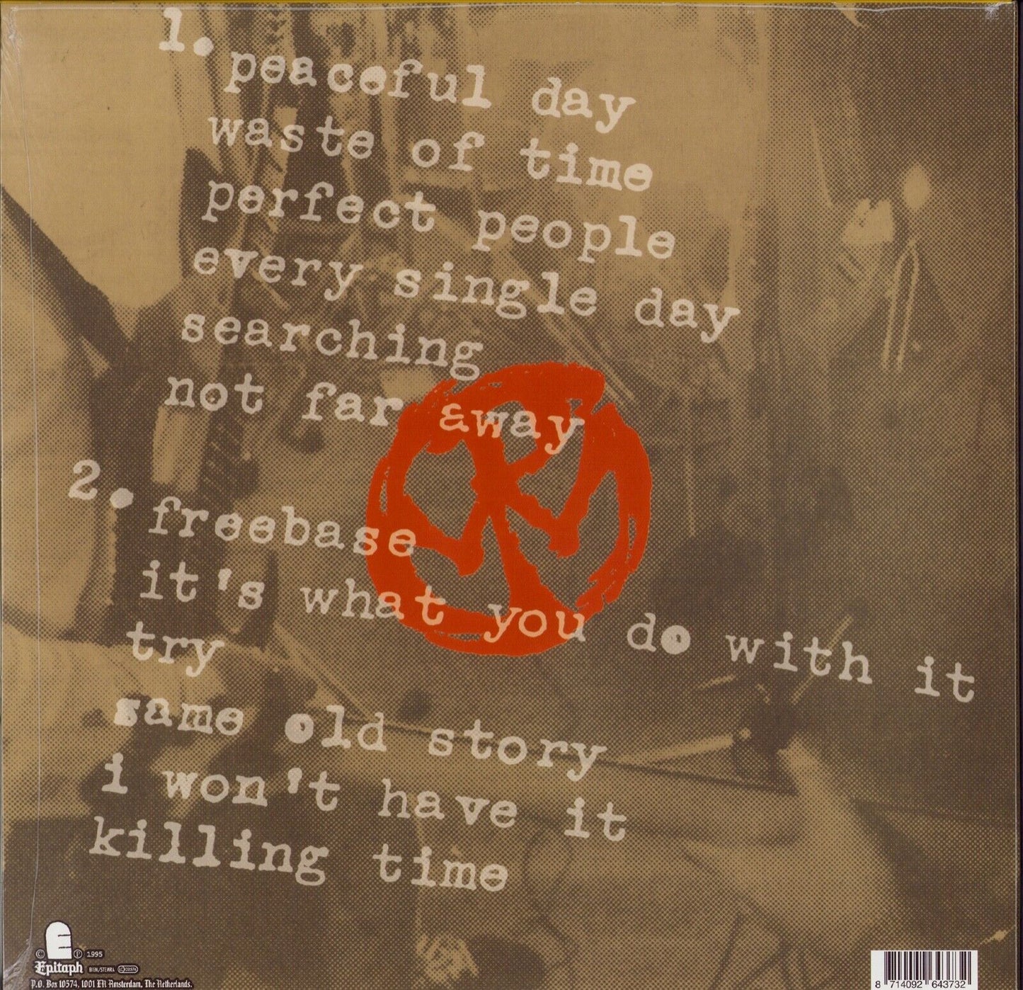 Pennywise - About Time Yellow & Red Splatter Vinyl LP Limited Edition