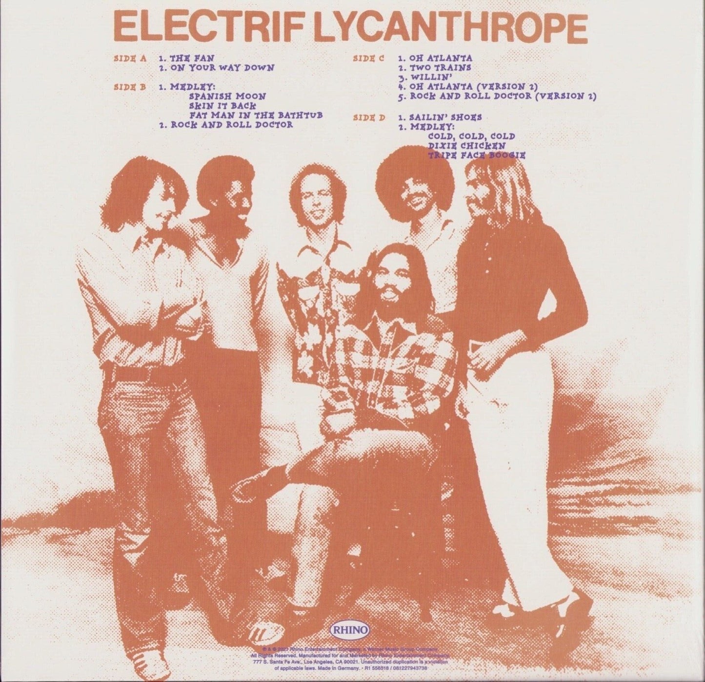 Little Feat - Electrif Lycanthrope Live At Ultra-Sonic Studios Vinyl 2LP Limited Edition RSD