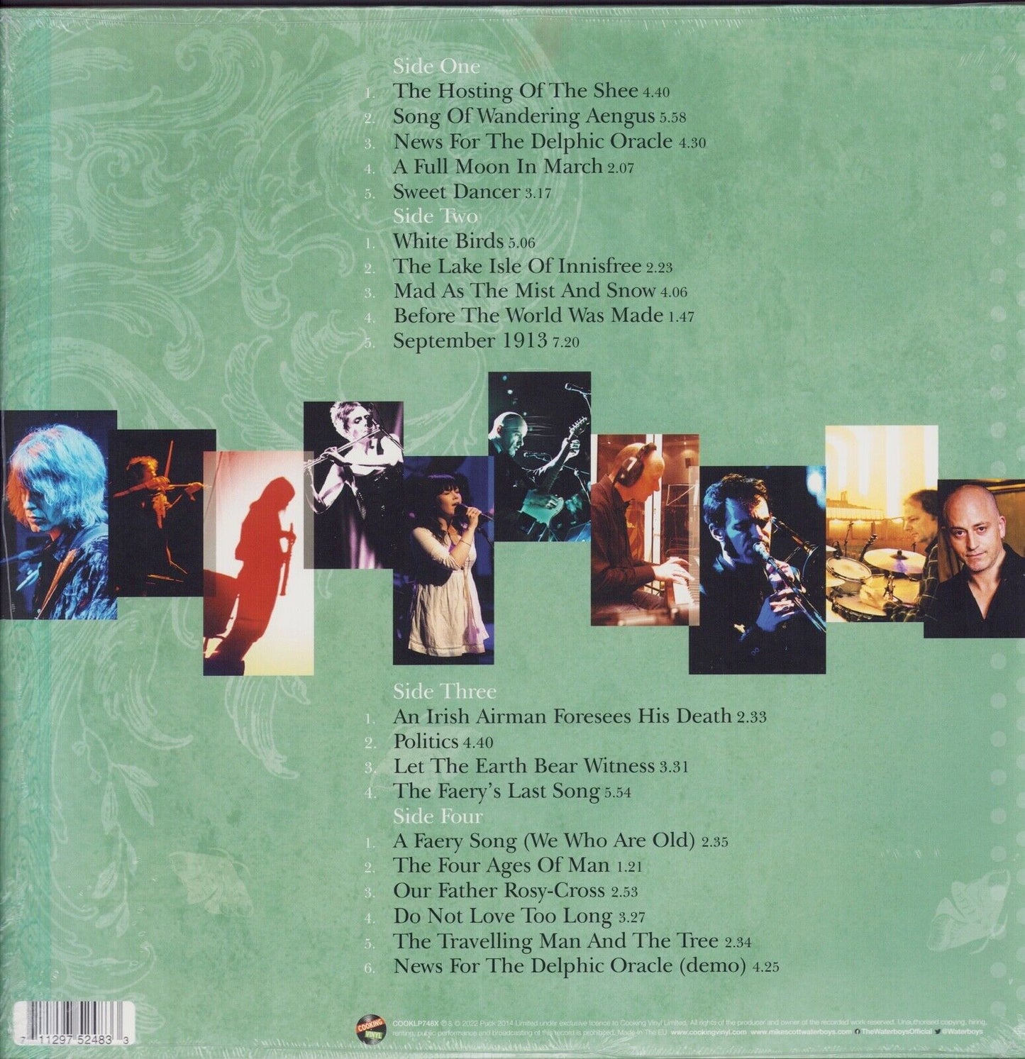 The Waterboys - An Appointment with Mr. Yeats Green Vinyl 2 LP Limited Edition