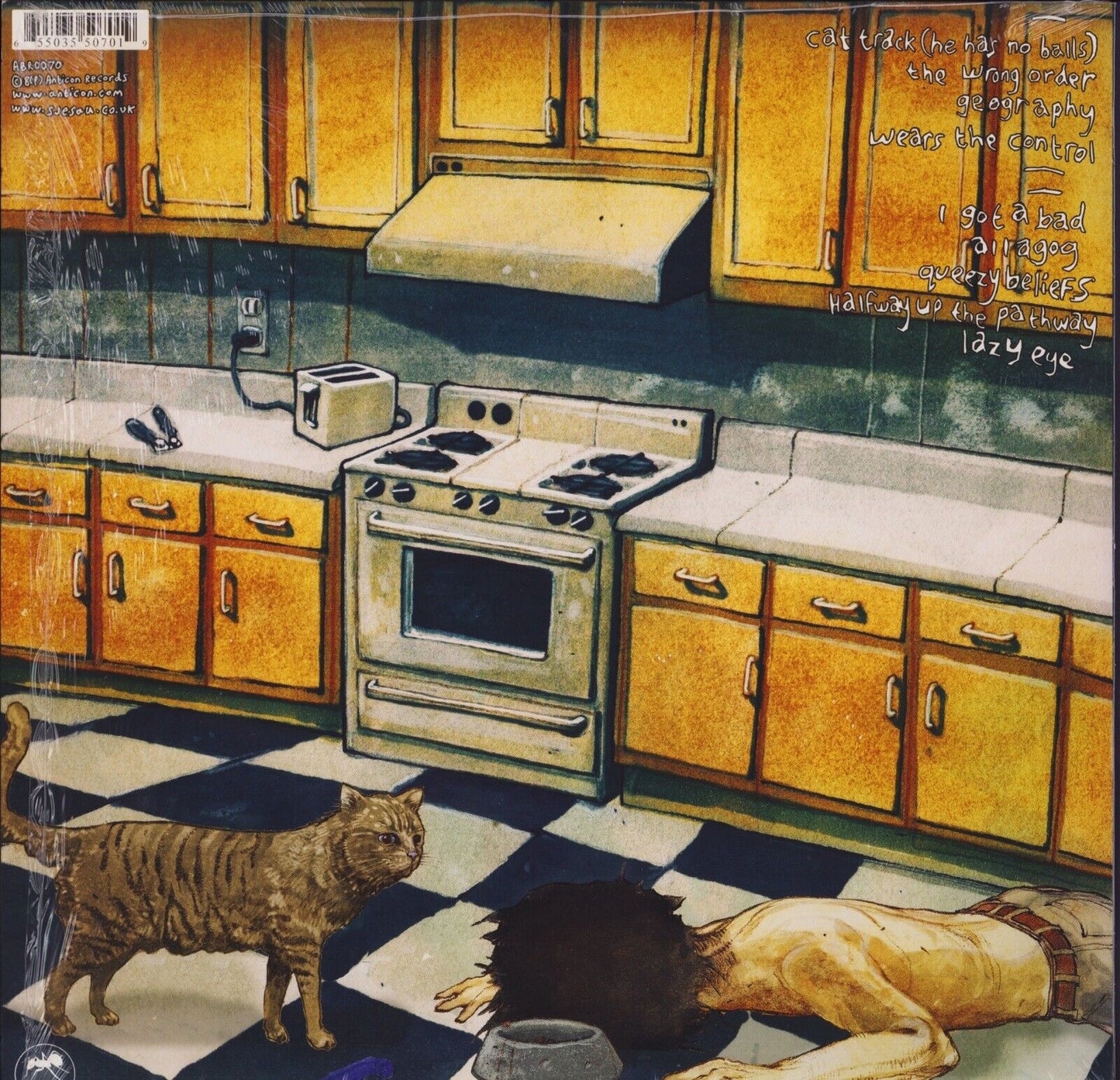 SJ Esau - Wrong Faced Cat Feed Collapse Vinyl LP Limited Edition