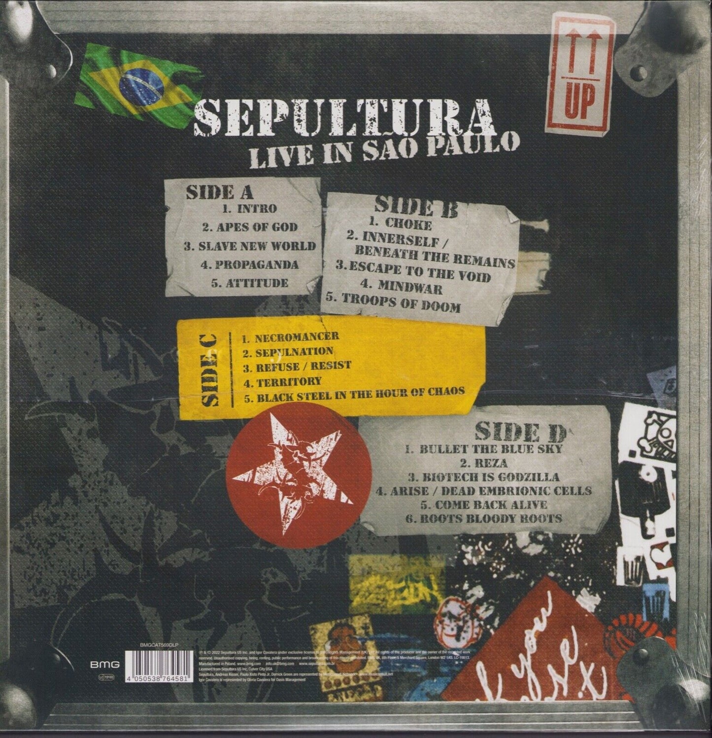 Sepultura - Live In Sao Paulo Smokey Coloured Vinyl 2LP Limited Edition