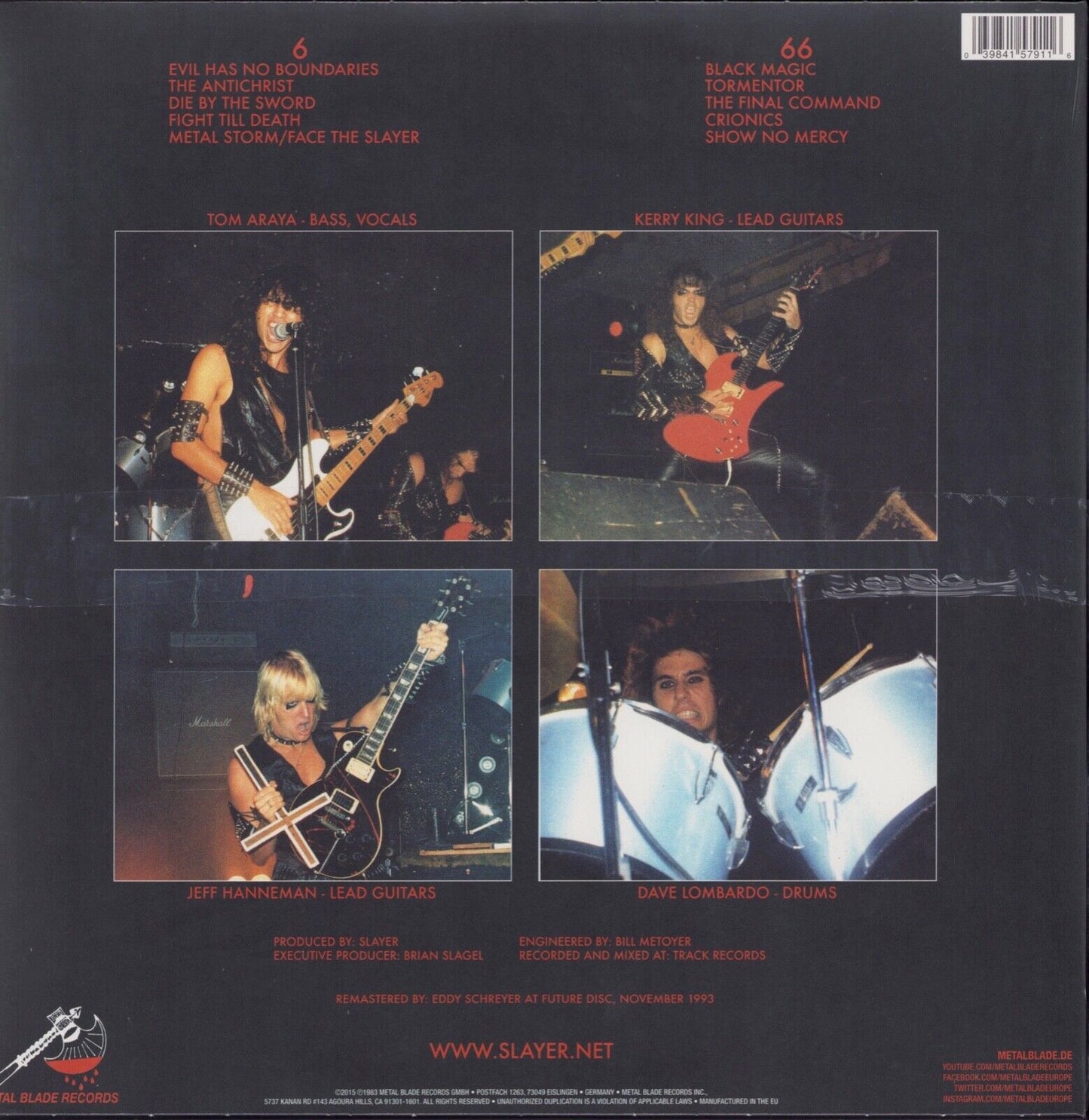 Slayer - Show No Mercy Vinyl LP + Poster