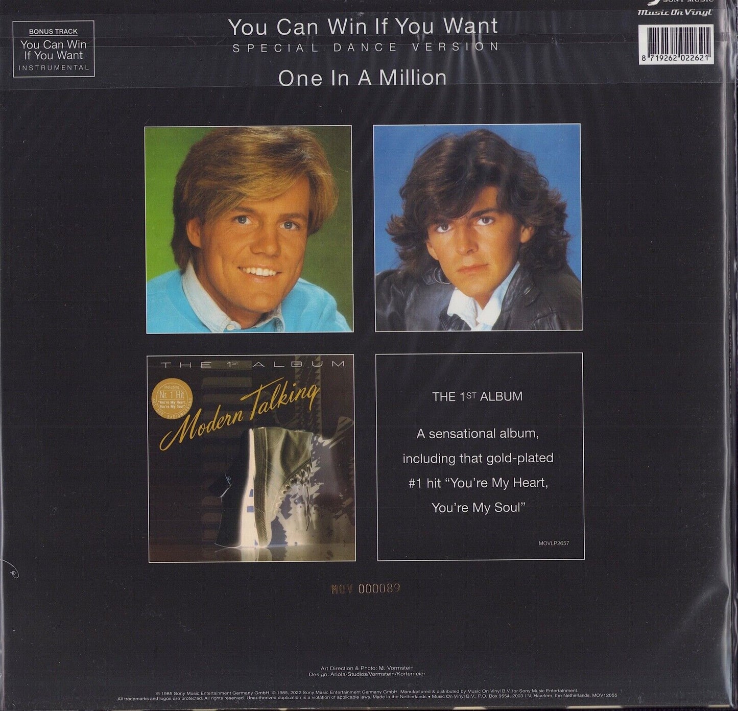 Modern Talking – You Can Win If You Want Special Dance Version Gold Vinyl 12"