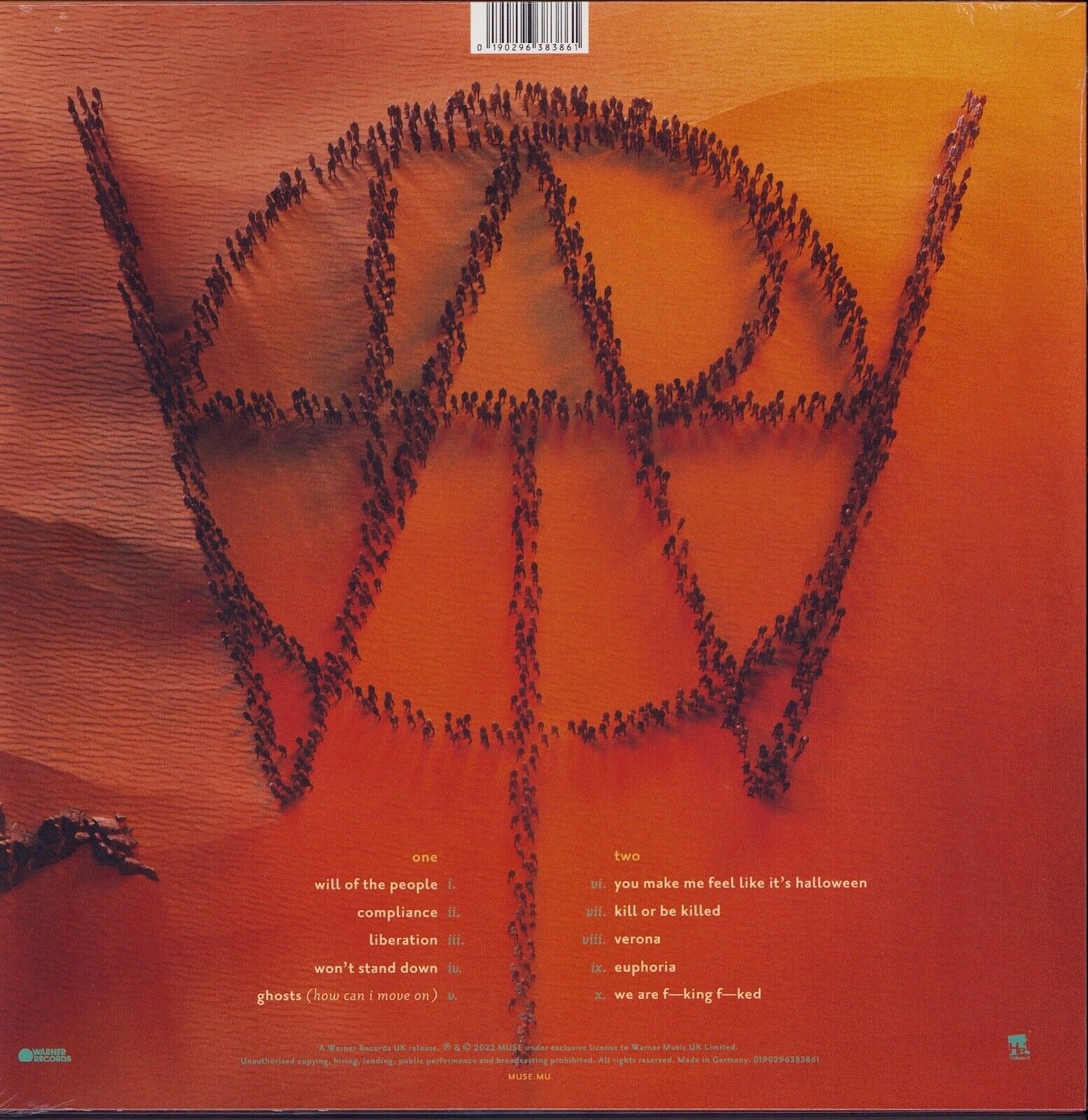 Muse - Will Of The People Vinyl LP