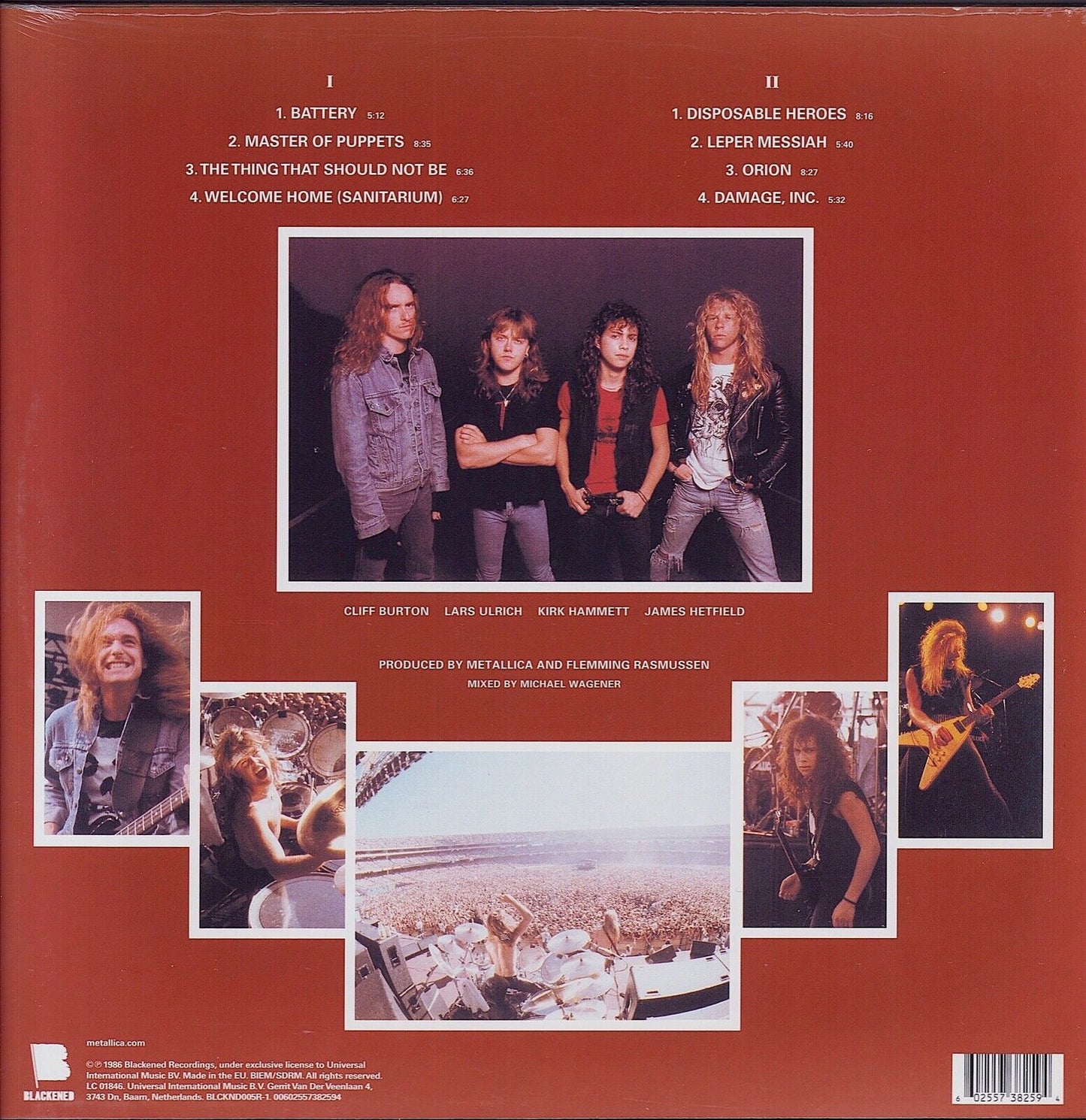 Metallica - Master Of Puppets Vinyl LP