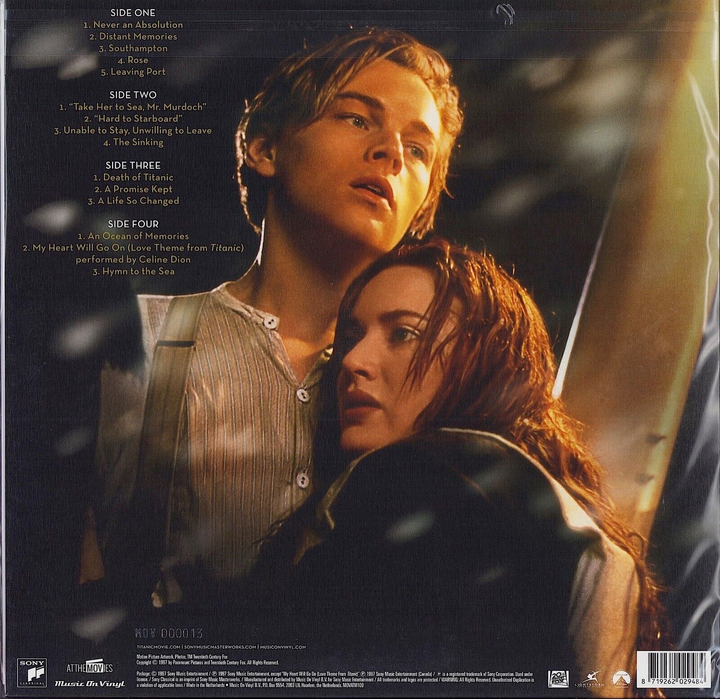 James Horner - Titanic Silver&Black Marbled Vinyl 2LP Limited Edition