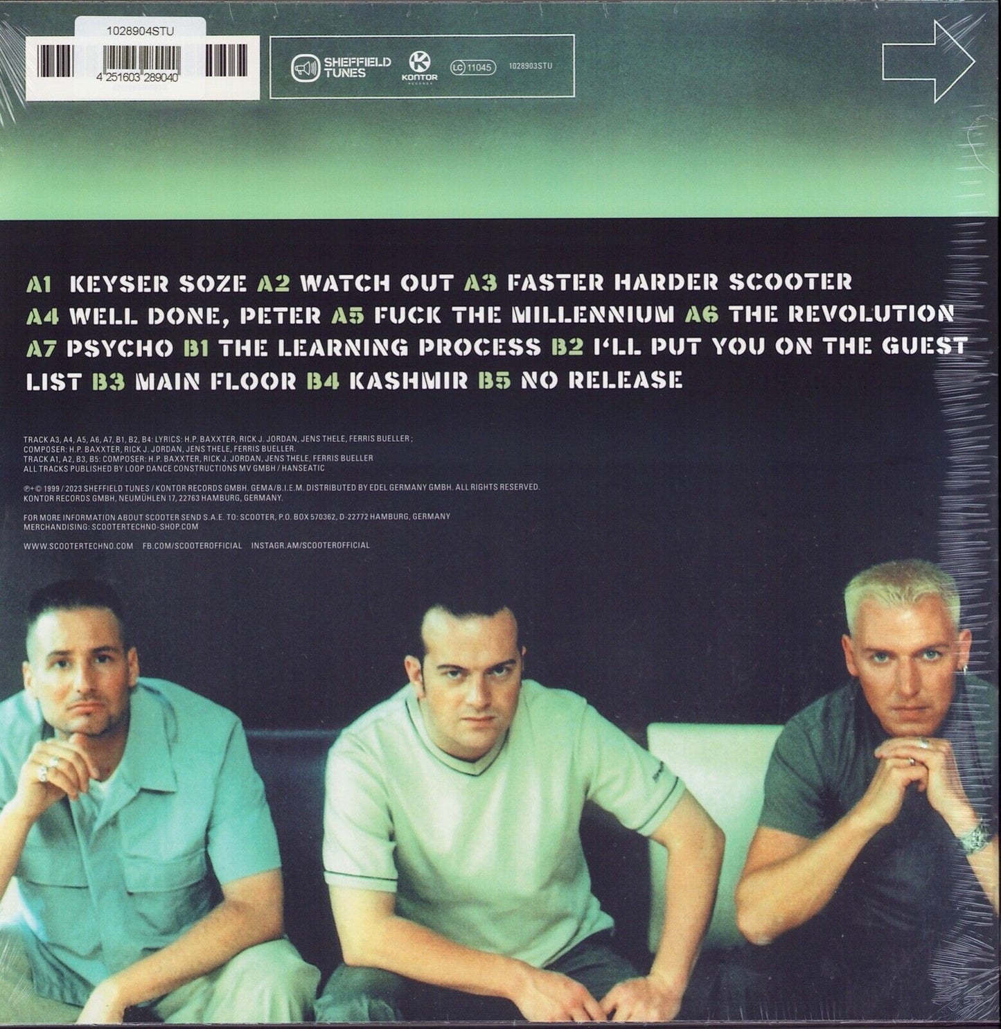 Scooter - Back To The Heavyweight Jam Silver Vinyl LP Limited Edition