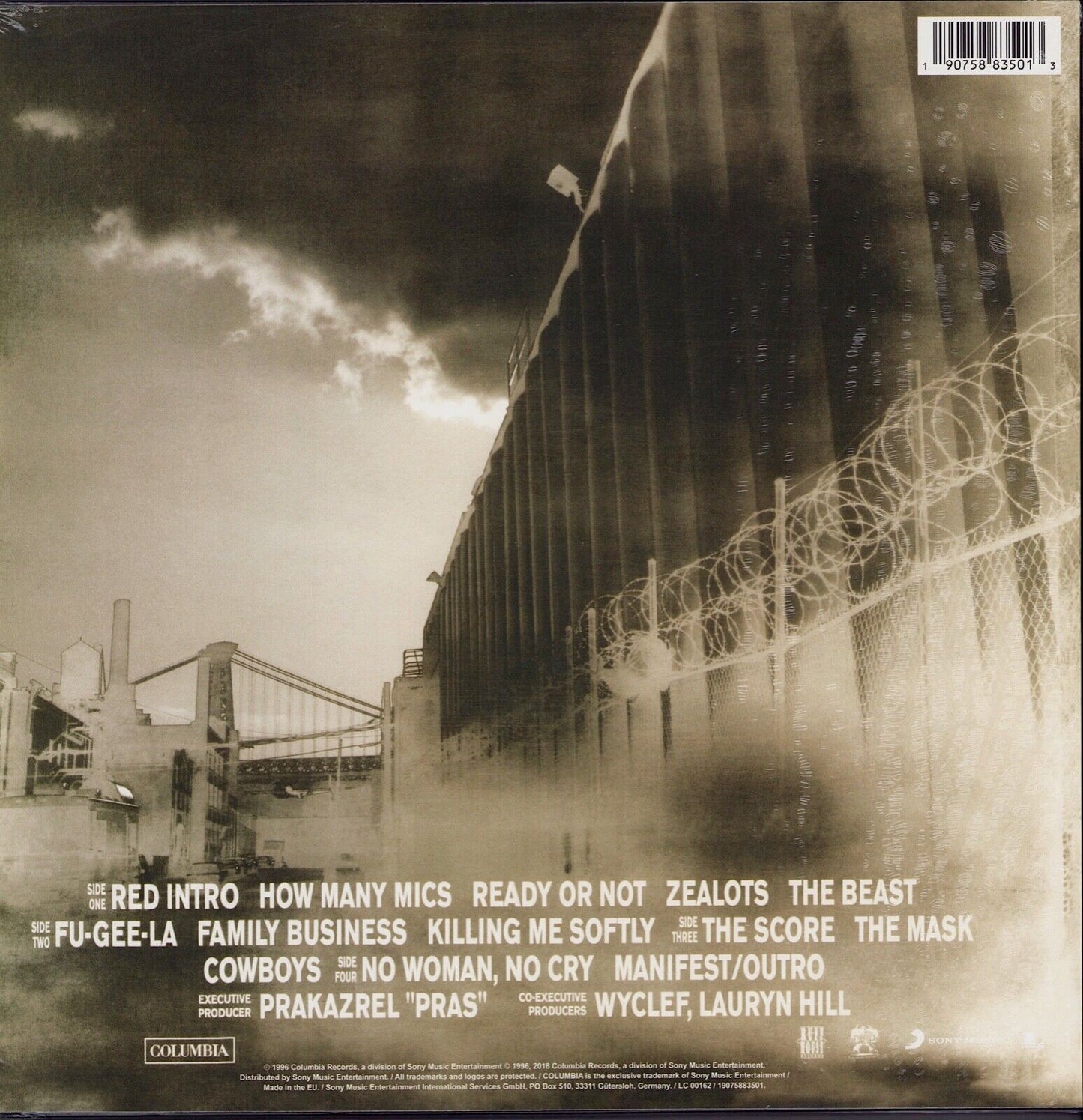 The Fugees - The Score Orange Vinyl 2LP Limited Edition