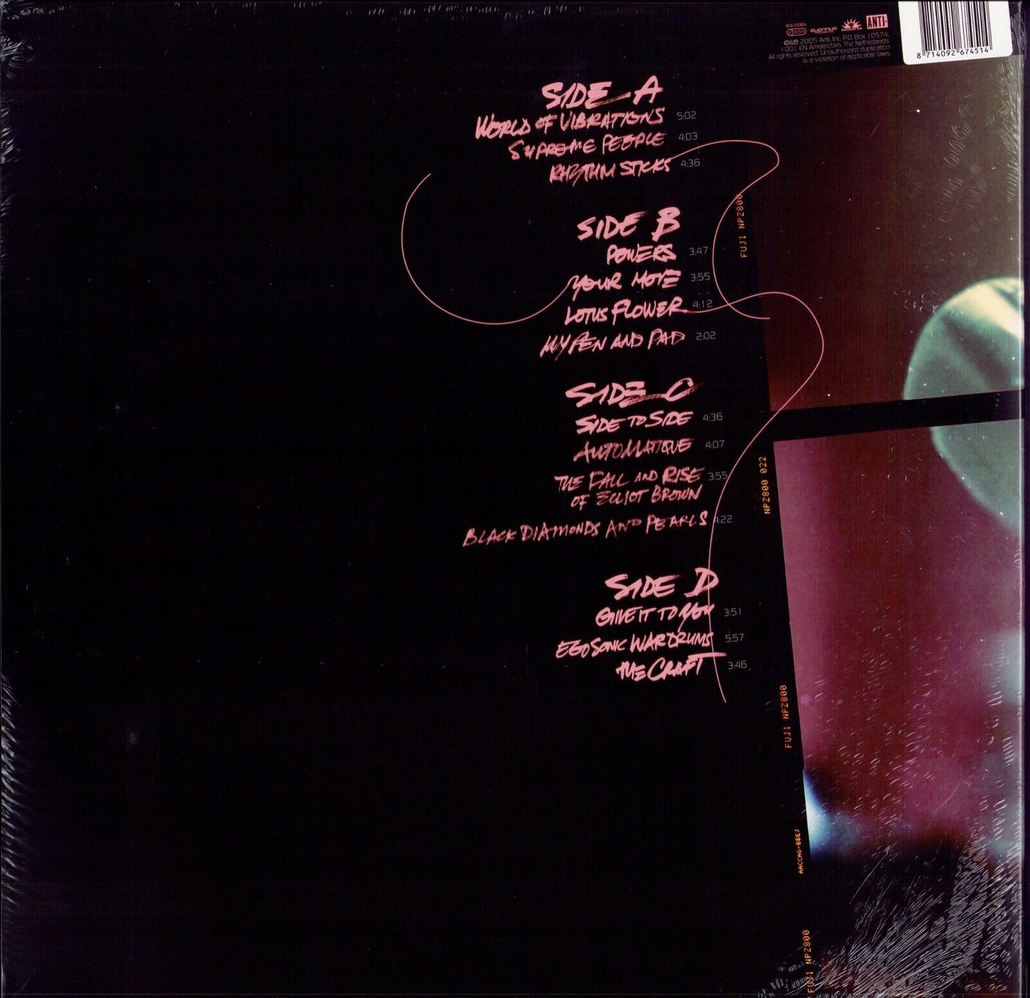 Blackalicious - The Craft Red w/ White Marble Vinyl 2LP