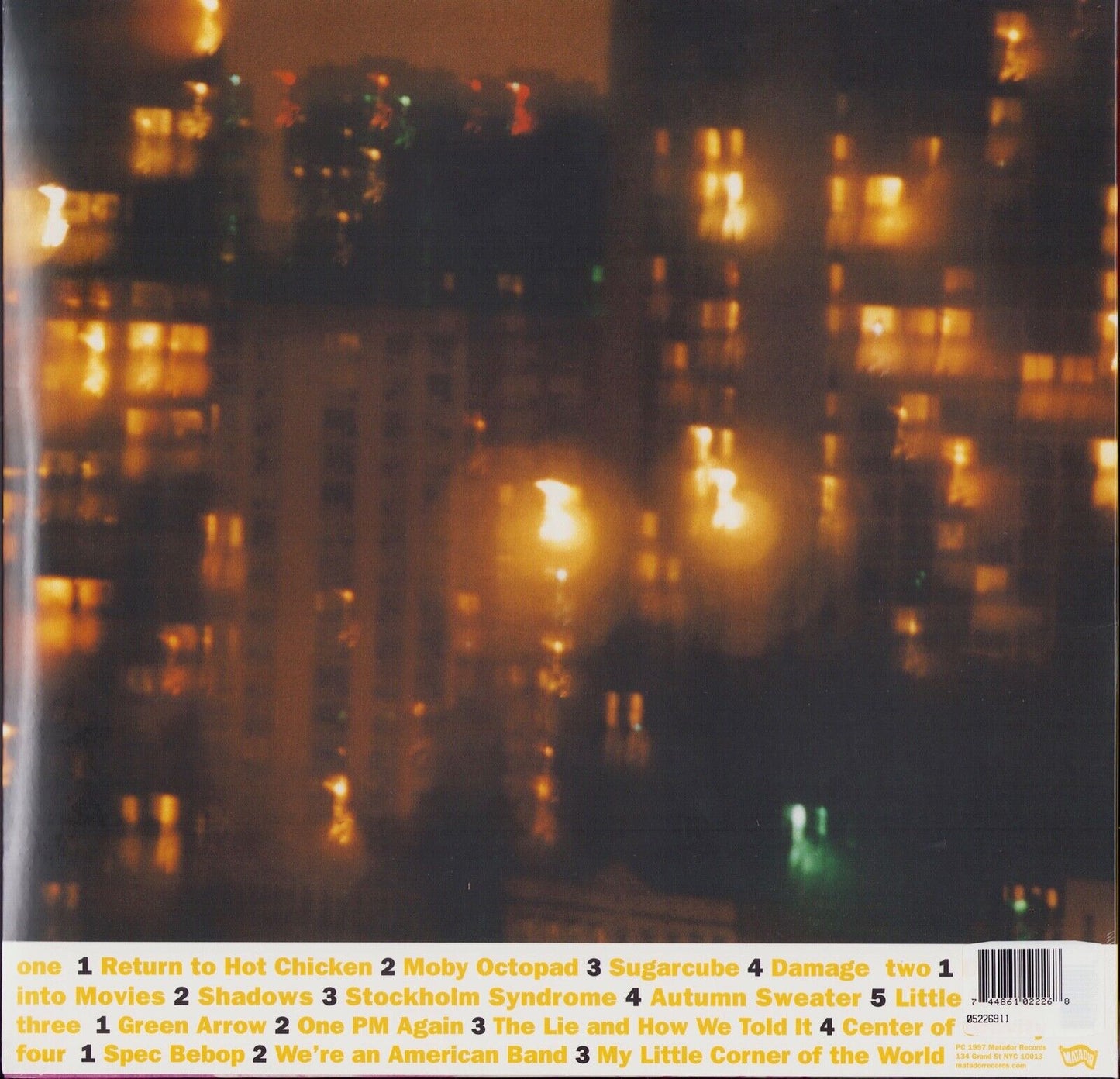 Yo La Tengo - I Can Hear The Heart Beating As One Yellow Vinyl 2LP Limited Edition