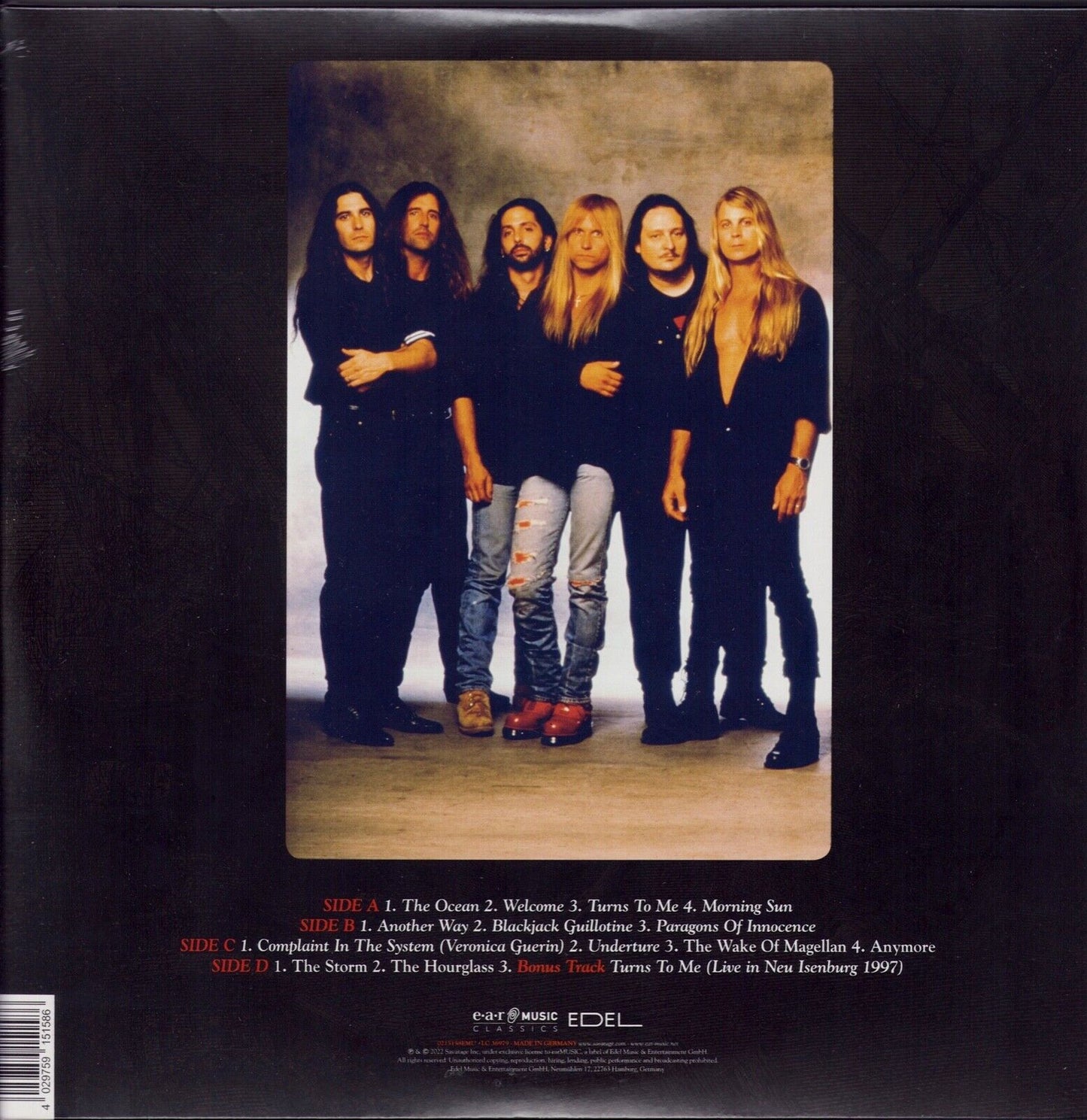 Savatage - The Wake of Magellan Transparent Orange Vinyl 2LP