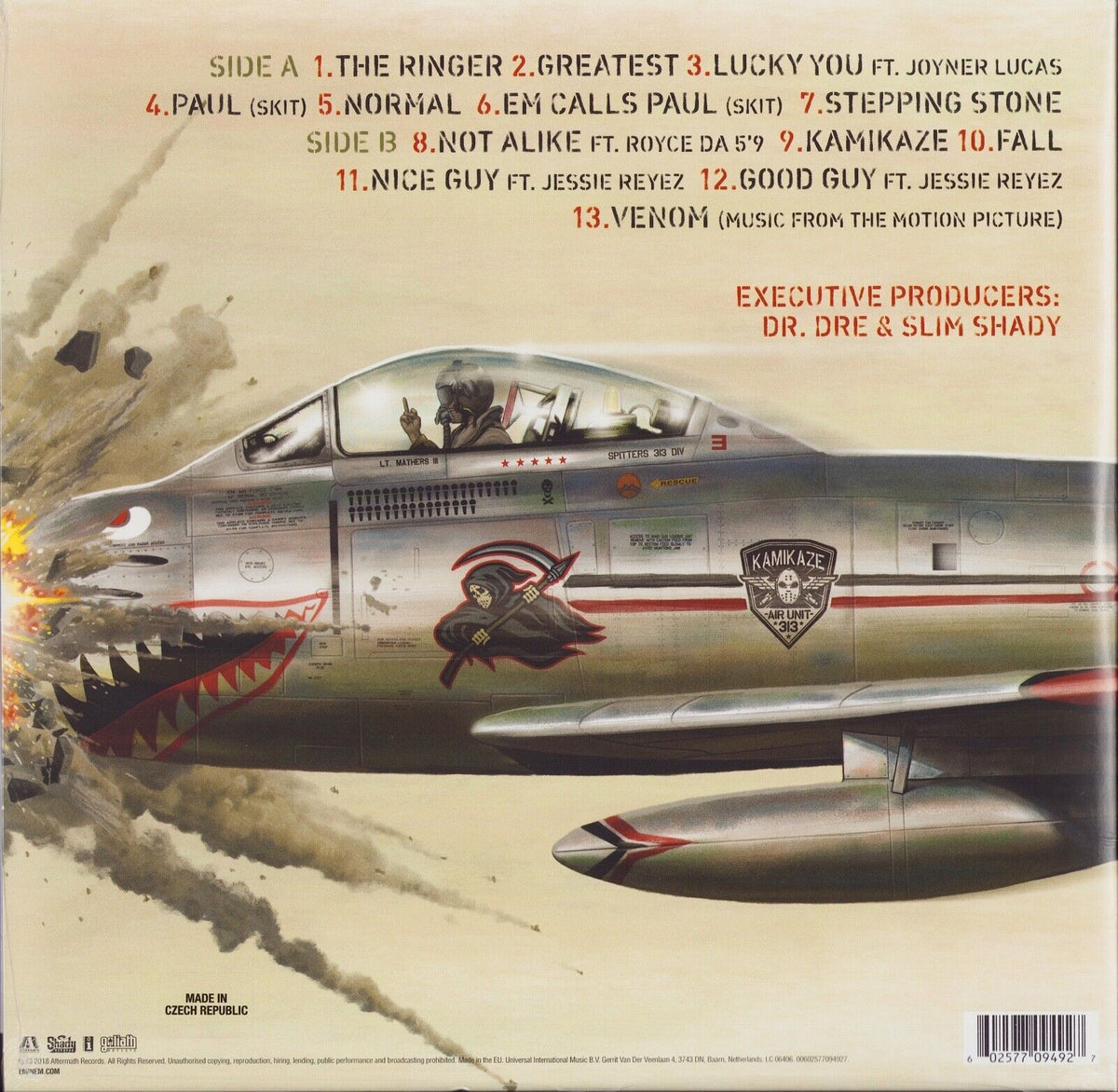 Eminem - Kamikaze Olive Green Vinyl LP