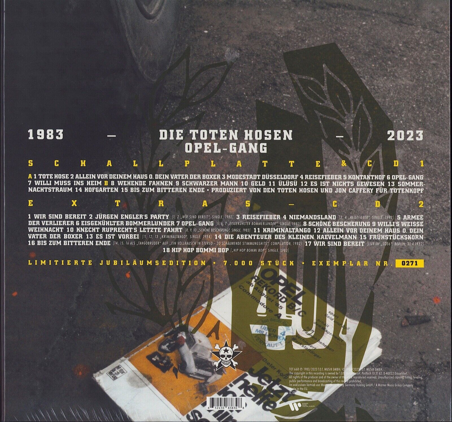 Die Toten Hosen – Opel-Gang Vinyl LP + 2CD