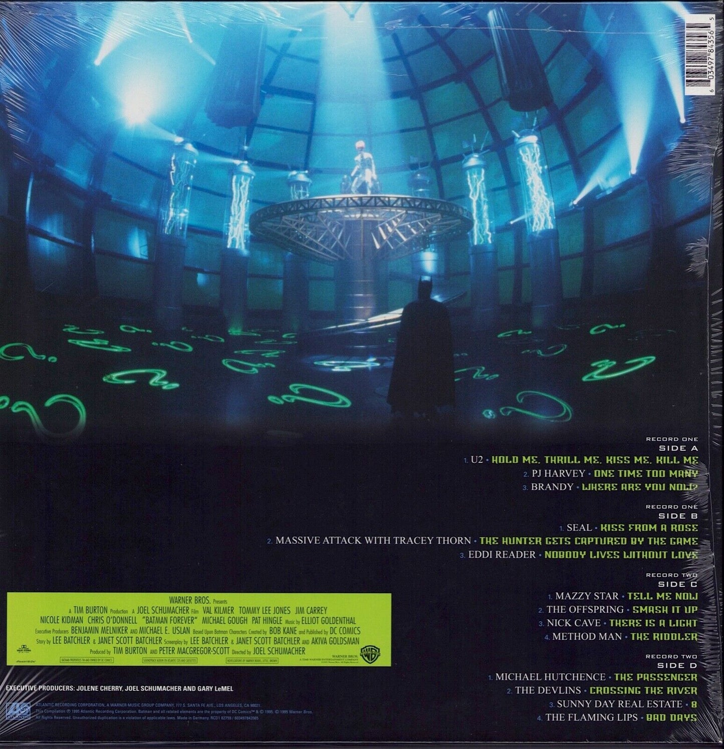 Batman Forever Music From And Inspired By The Motion Picture Blue & Silver Vinyl 2LP