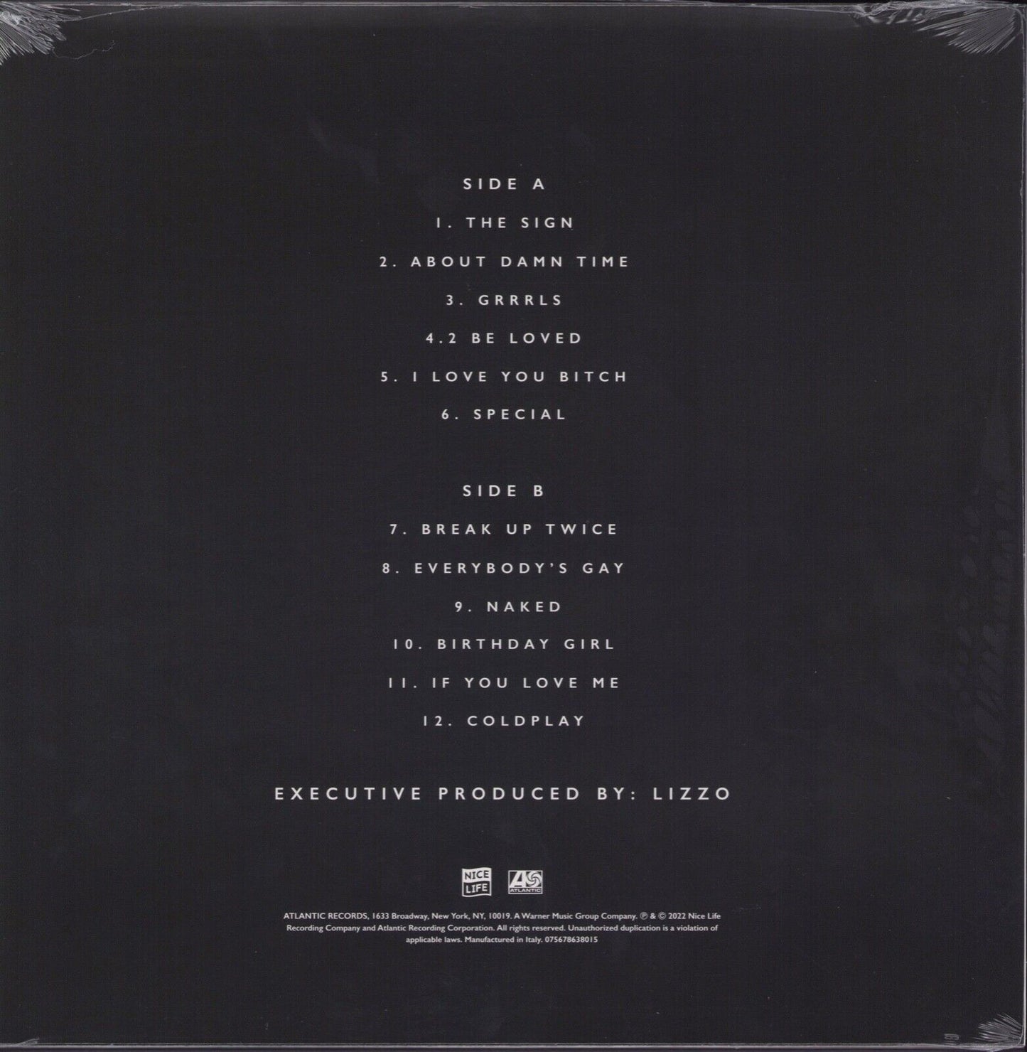 Lizzo - Special Grape Vinyl LP