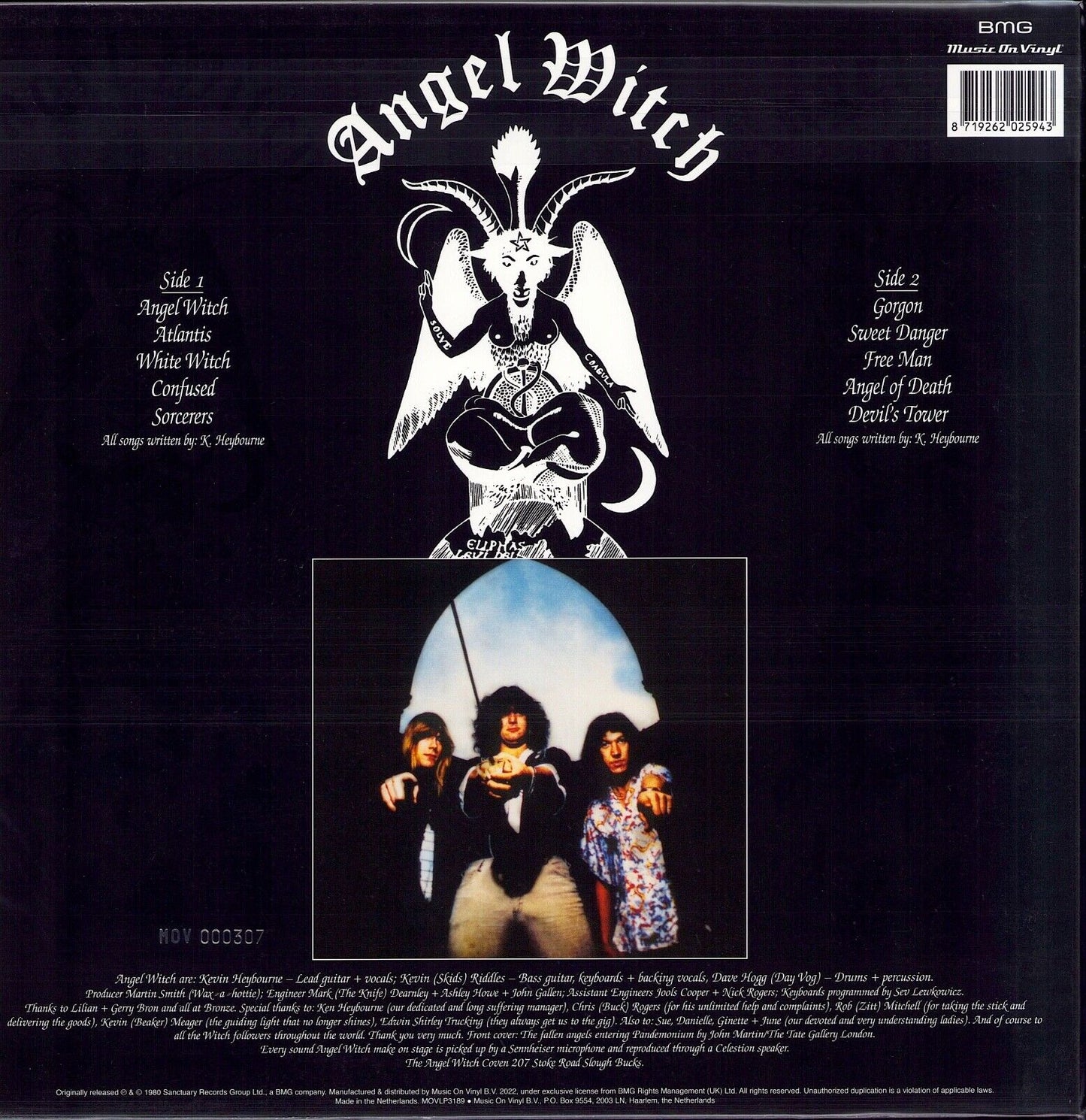 Angel Witch - Angel Witch Black Clouds Vinyl LP Limited Edition