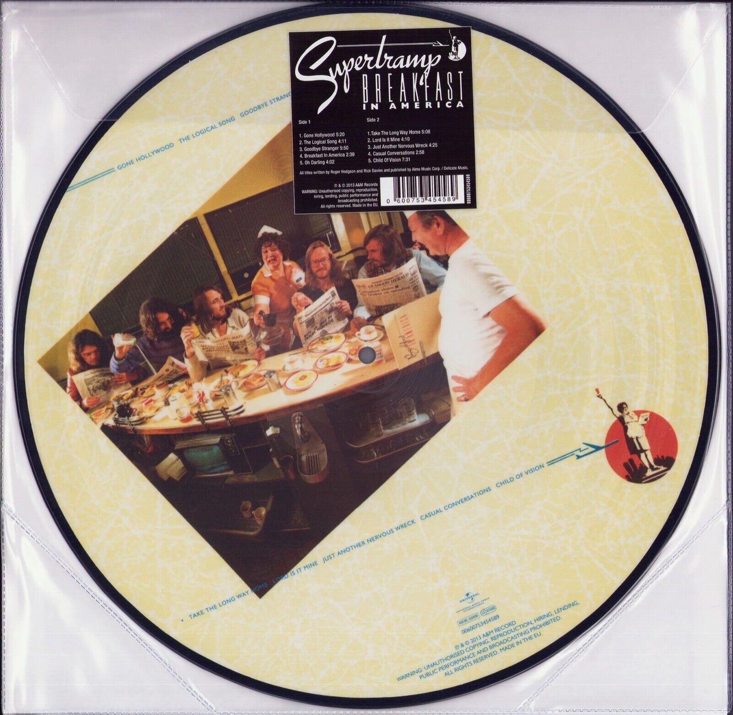 Supertramp - Breakfast In America Picture Disc Vinyl LP