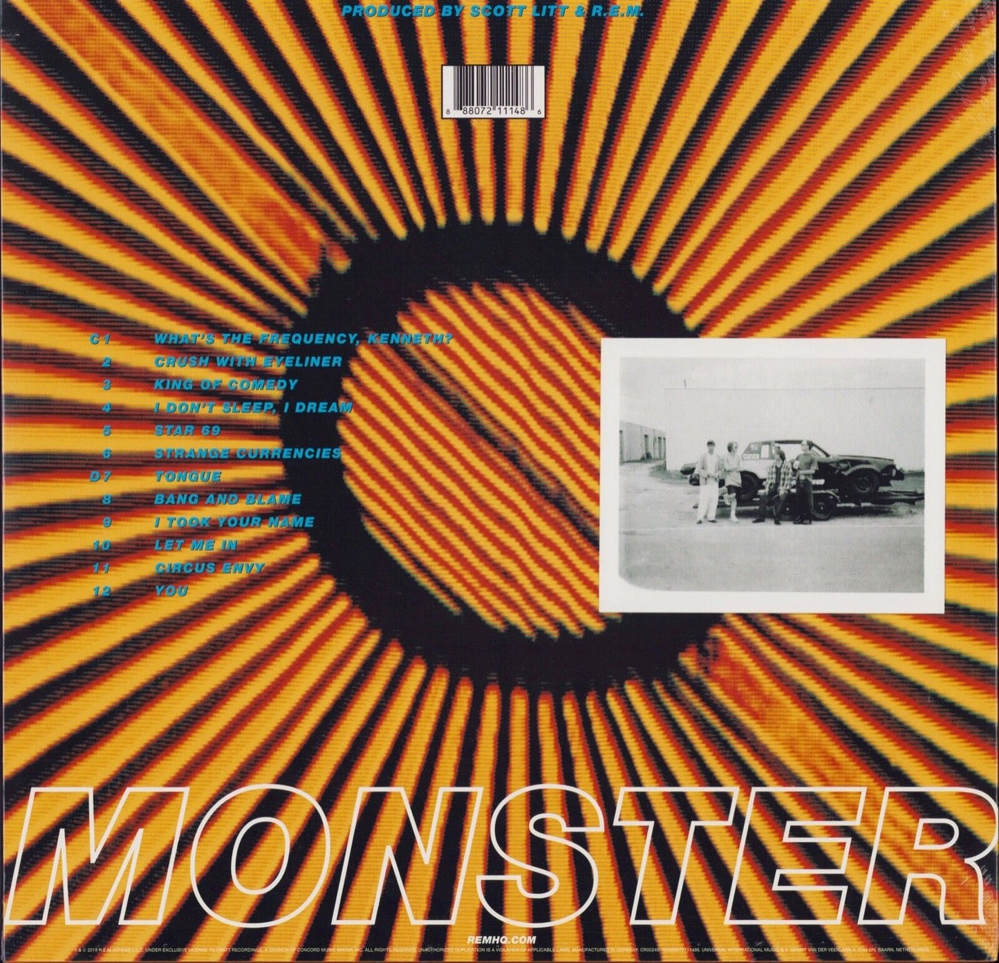 R.E.M. - Monster Vinyl LP 25th Anniversary Edition