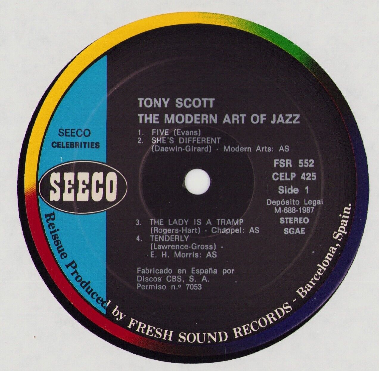 Tony Scott - The Modern Art Of Jazz Vinyl LP