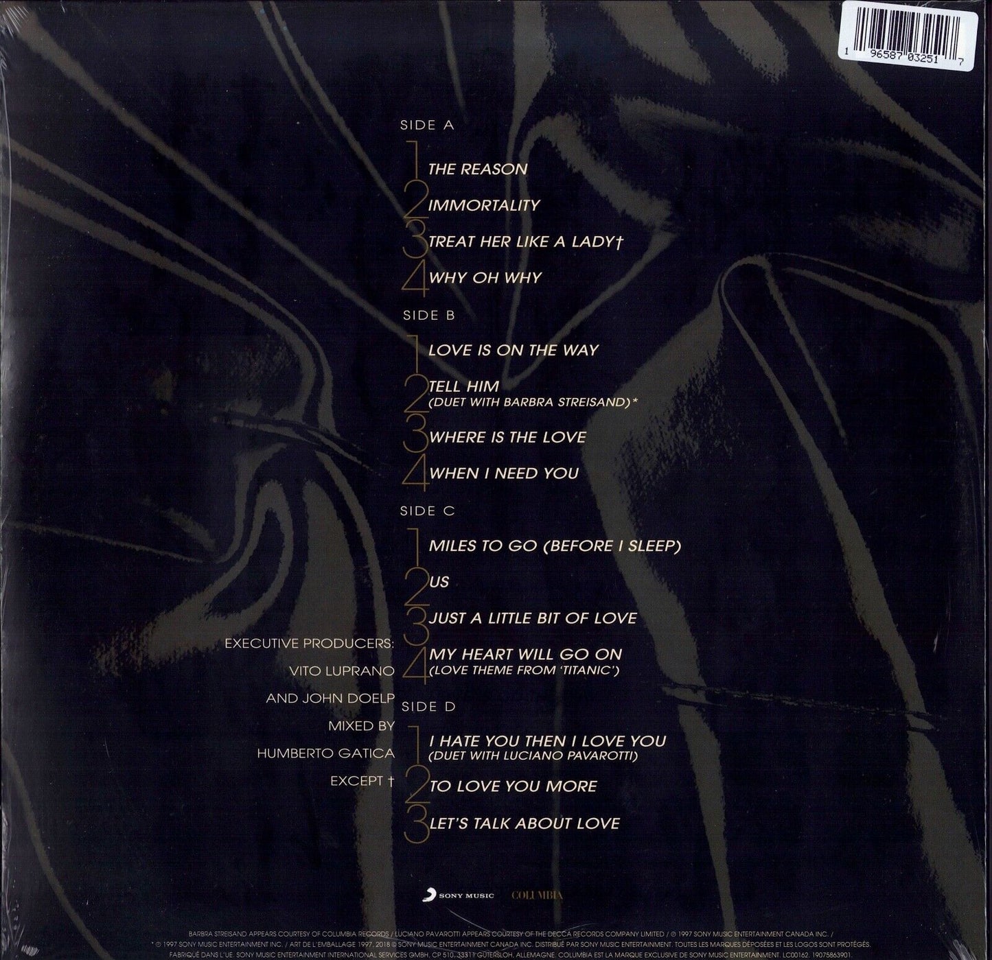 Céline Dion - Let's Talk About Love Orange Vinyl 2LP Limted Edition