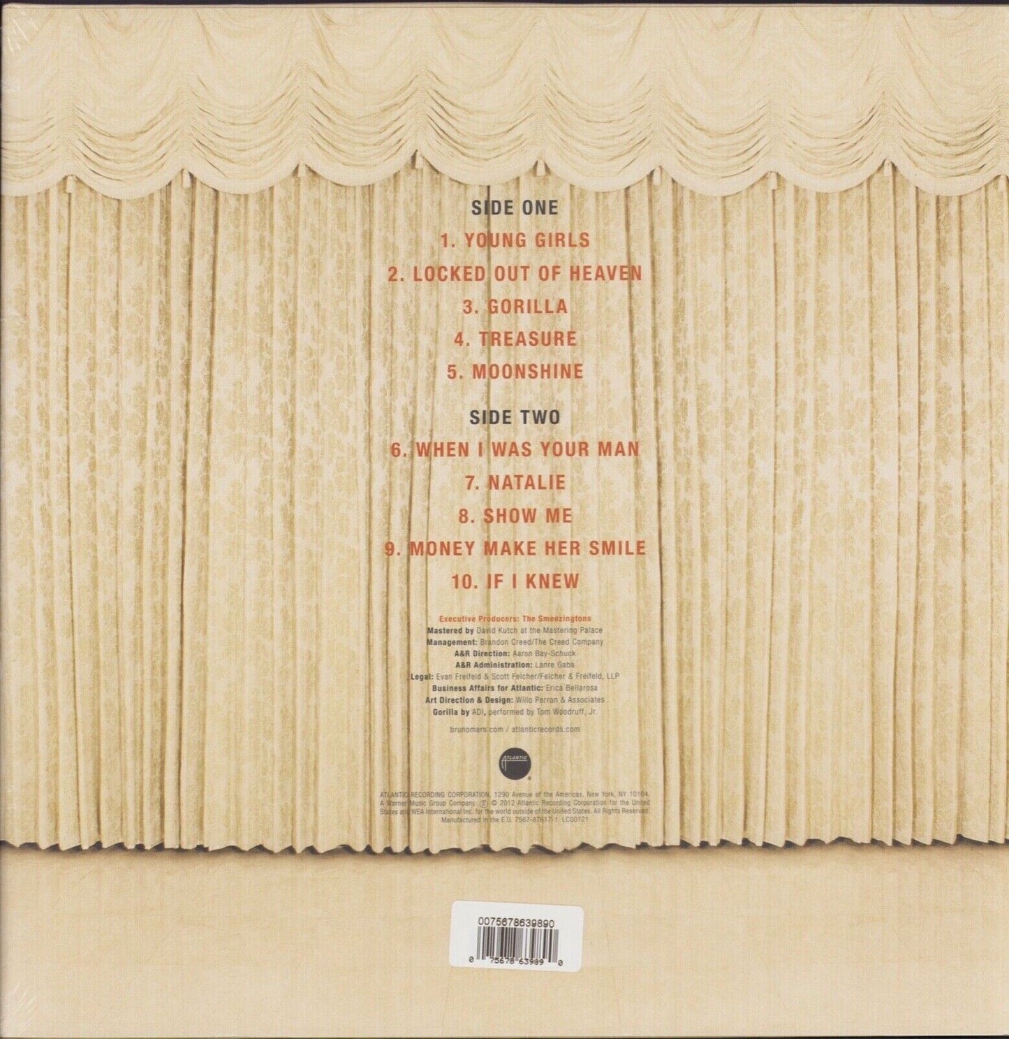 Bruno Mars - Unorthodox Jukebox Red Vinyl LP