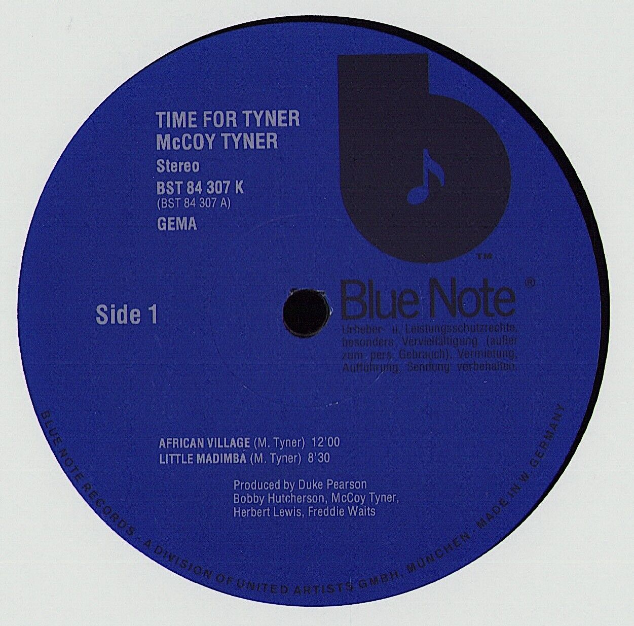 McCoy Tyner - Time For Tyner Vinyl LP