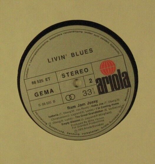 Livin' Blues - Ram Jam Josey Vinyl LP