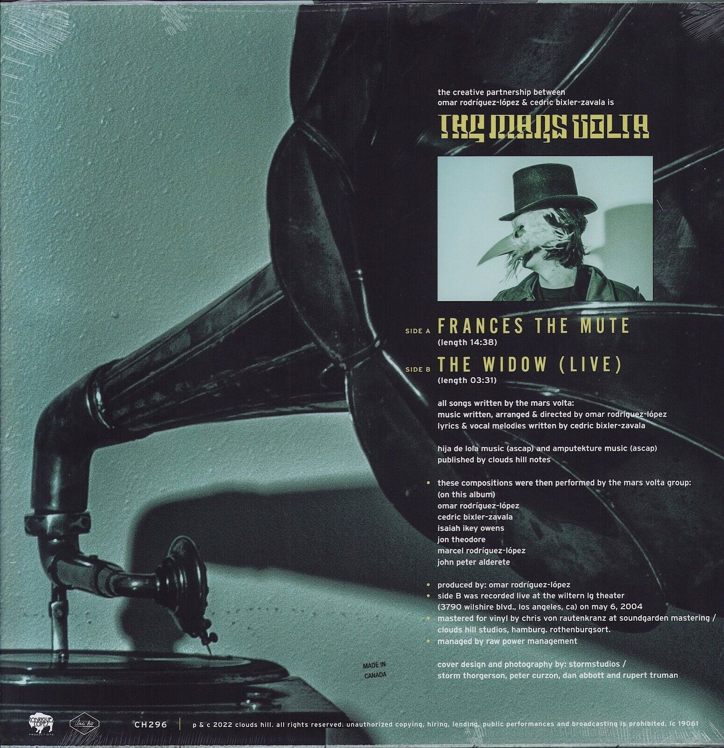 The Mars Volta - Frances The Mute Vinyl 12"