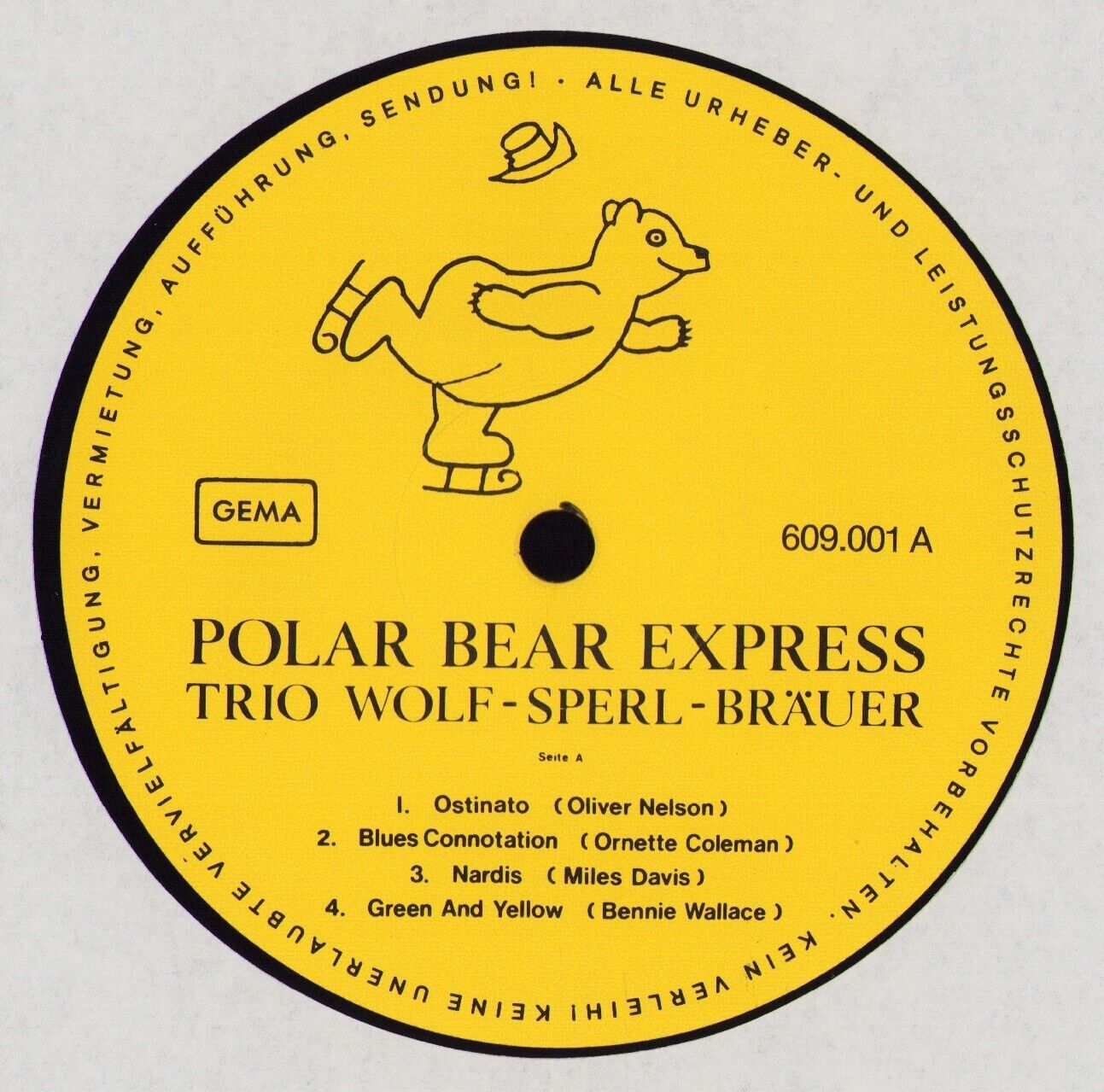 Trio Wolf-Sperl-Bräuer - Polar Bear Express Vinyl LP
