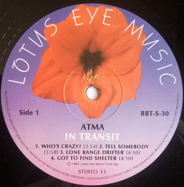 Atma - In Transit Vinyl LP