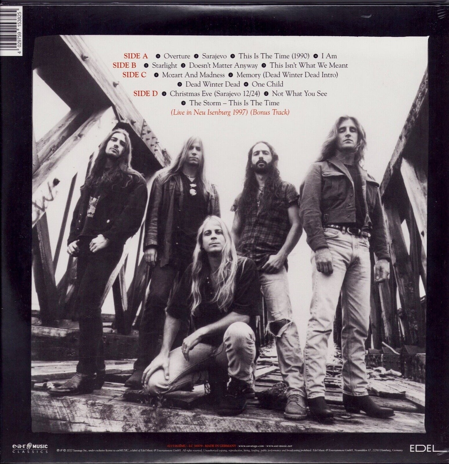 Savatage - Dead Winter Dead Red Vinyl 2LP