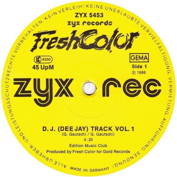Fresh Color - D.J. Track Vol. 1 Vinyl 12"