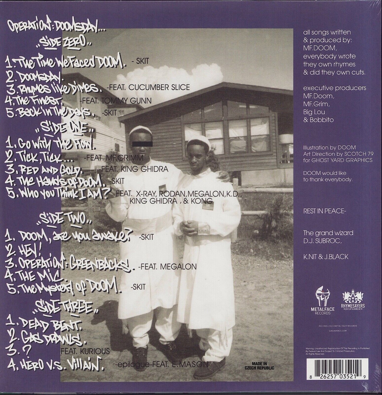 MF Doom - Operation: Doomsday Vinyl 2LP