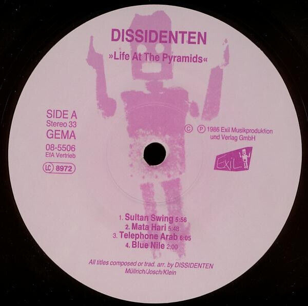 Dissidenten - Life At The Pyramids Vinyl LP
