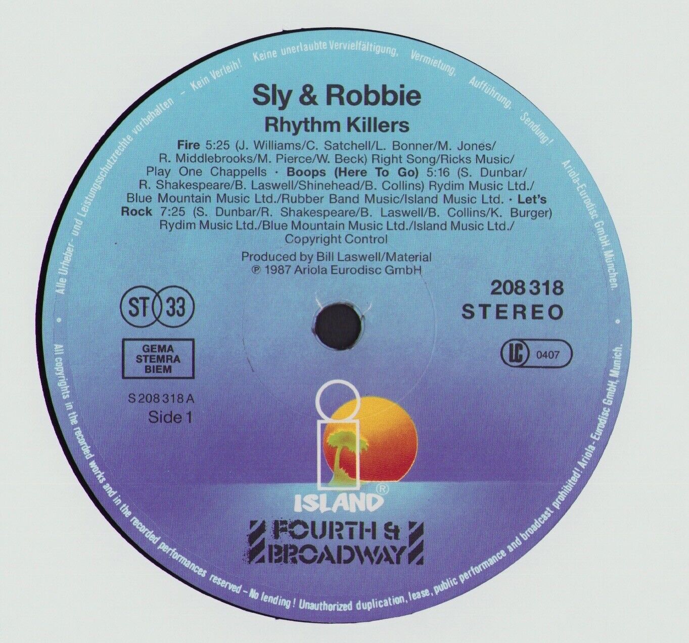Sly & Robbie - Rhythm Killers Vinyl LP