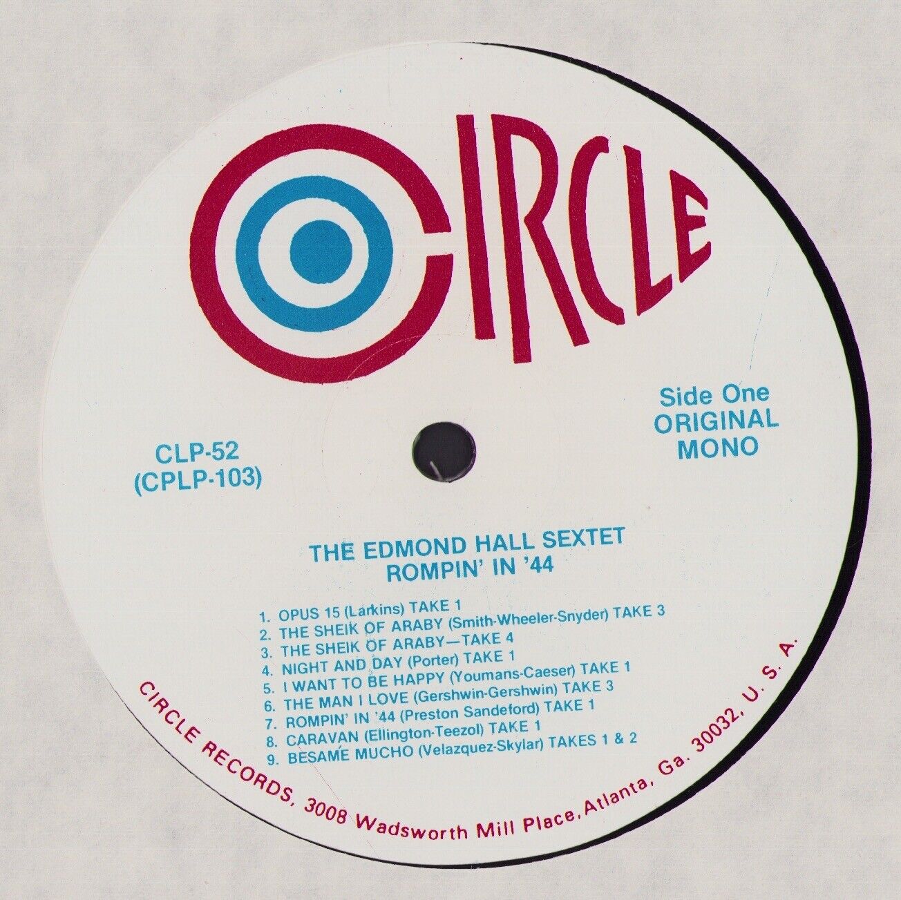 Edmond Hall Sextet - Rompin' In '44 Vinyl LP US