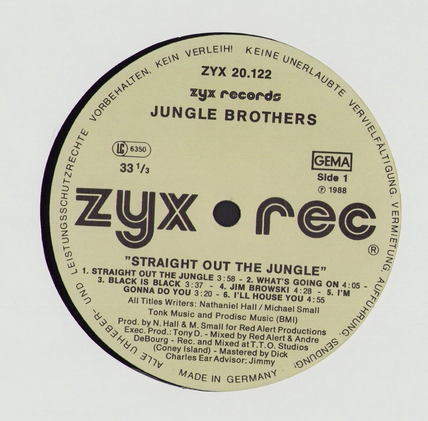 Jungle Brothers - Straight Out The Jungle Vinyl LP