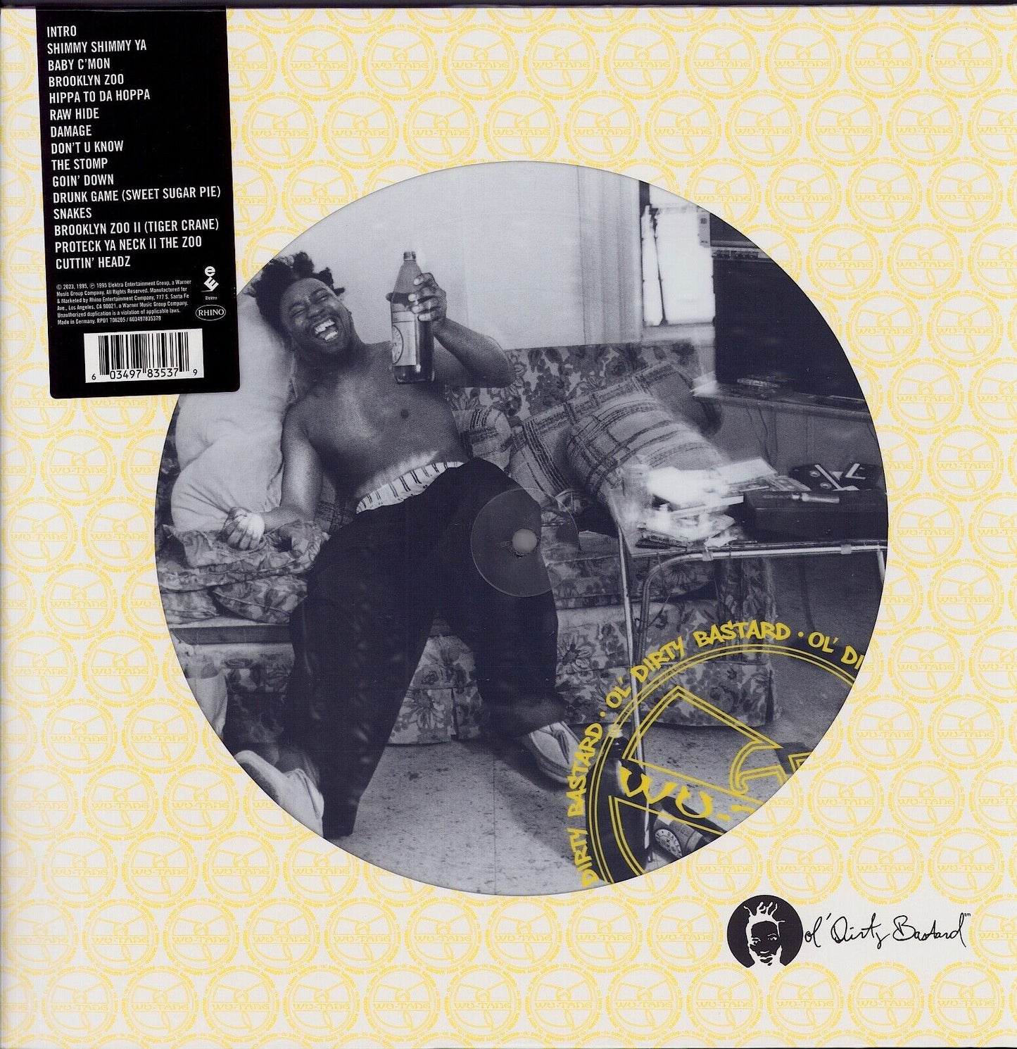 Ol' Dirty Bastard - Return to the 36 Chambers: The Dirty Version Picture Disc Vinyl 2LP