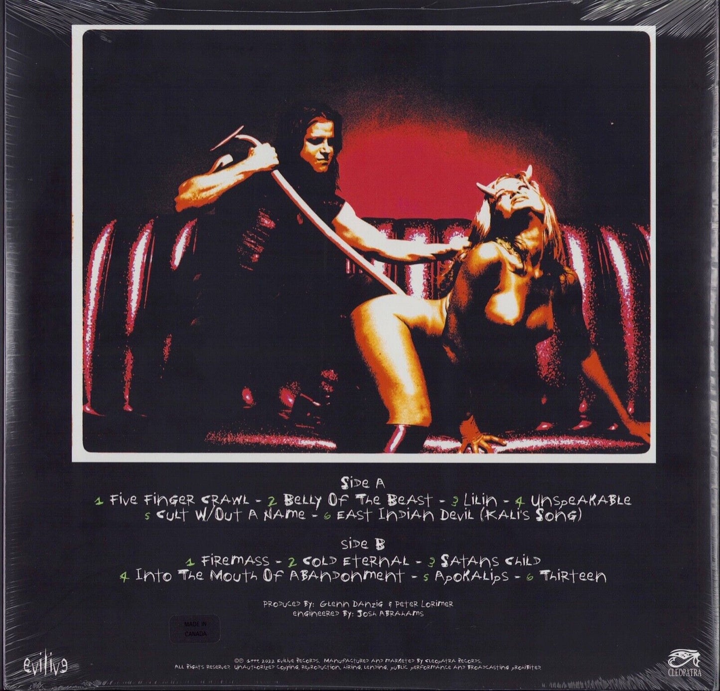 Danzig - Danzig 6:66 Satans Child Coke Bottle Clear Vinyl LP