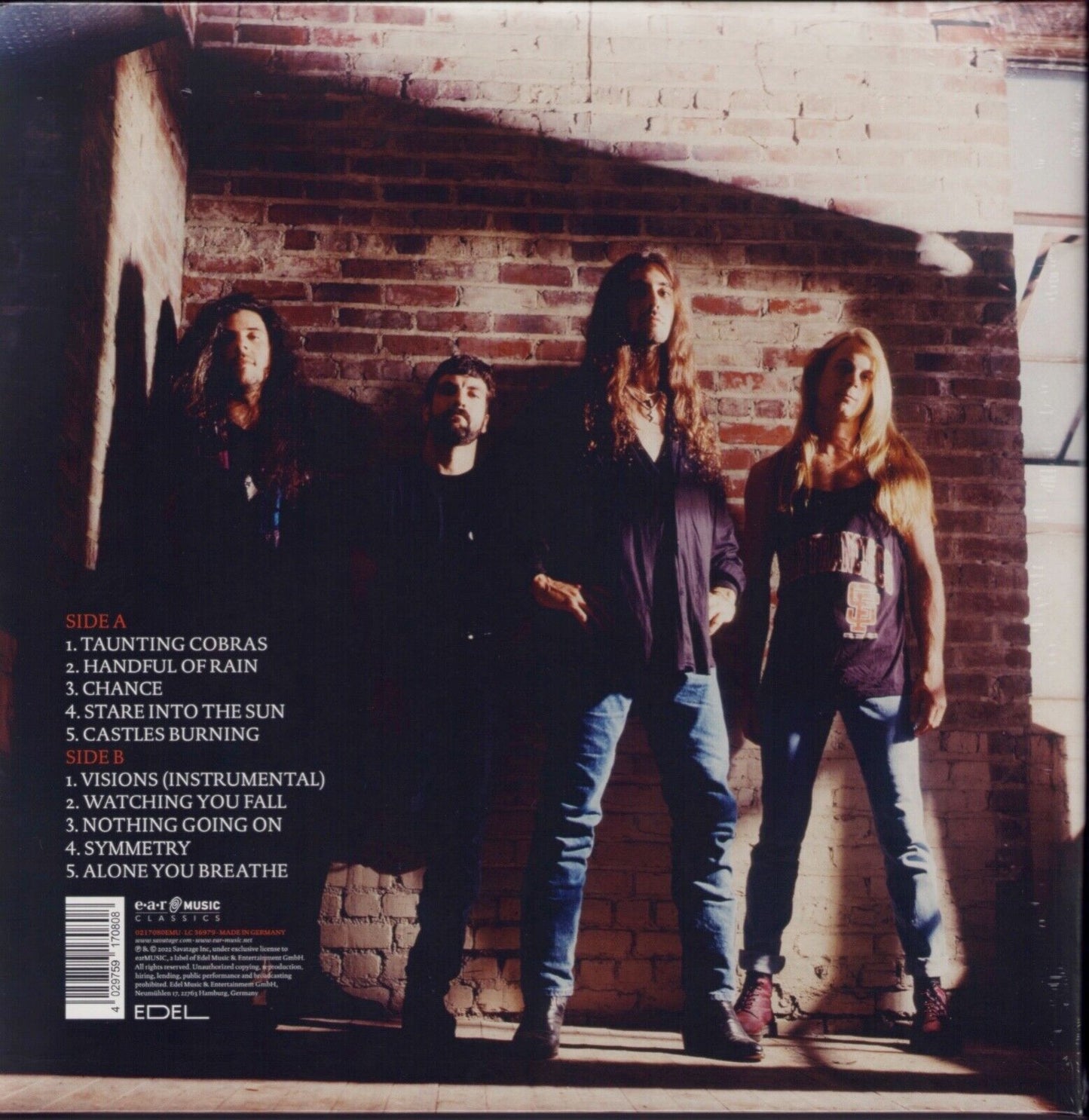 Savatage - Handful Of Rain Transparent Blue Vinyl LP