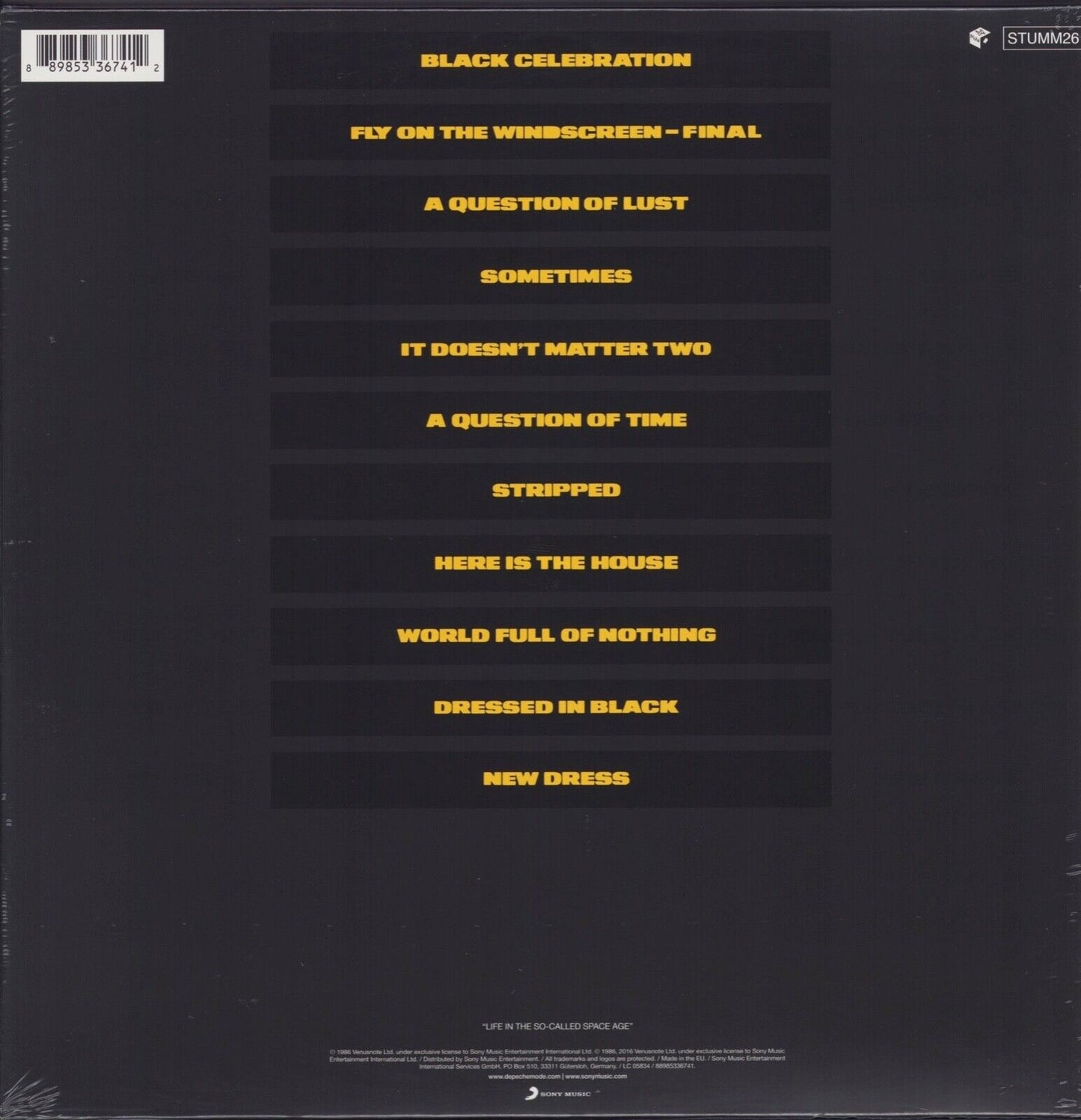 Depeche Mode - Black Celebration Vinyl LP