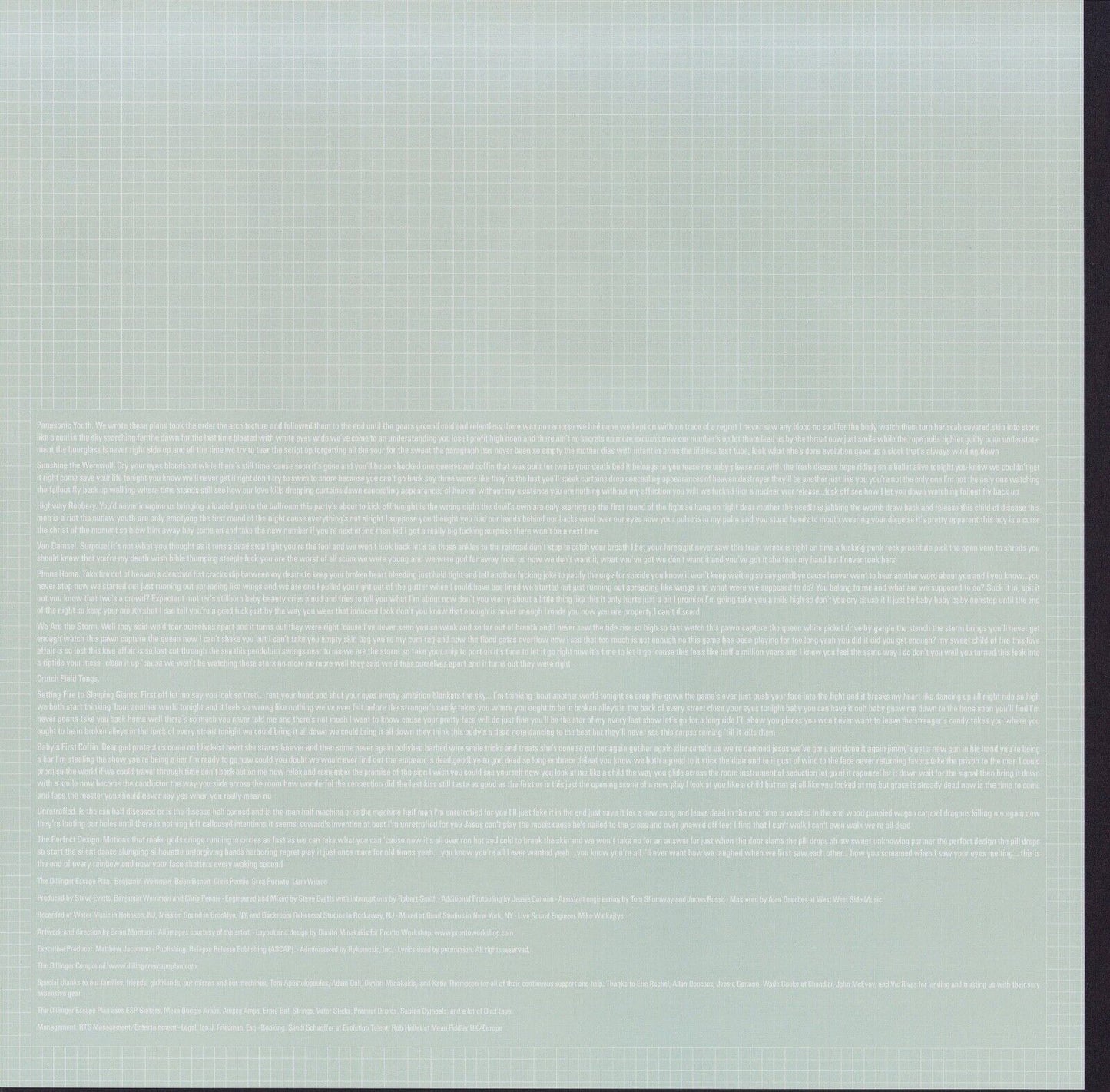 The Dillinger Escape Plan - Miss Machine Coloured Vinyl LP Limited Edition