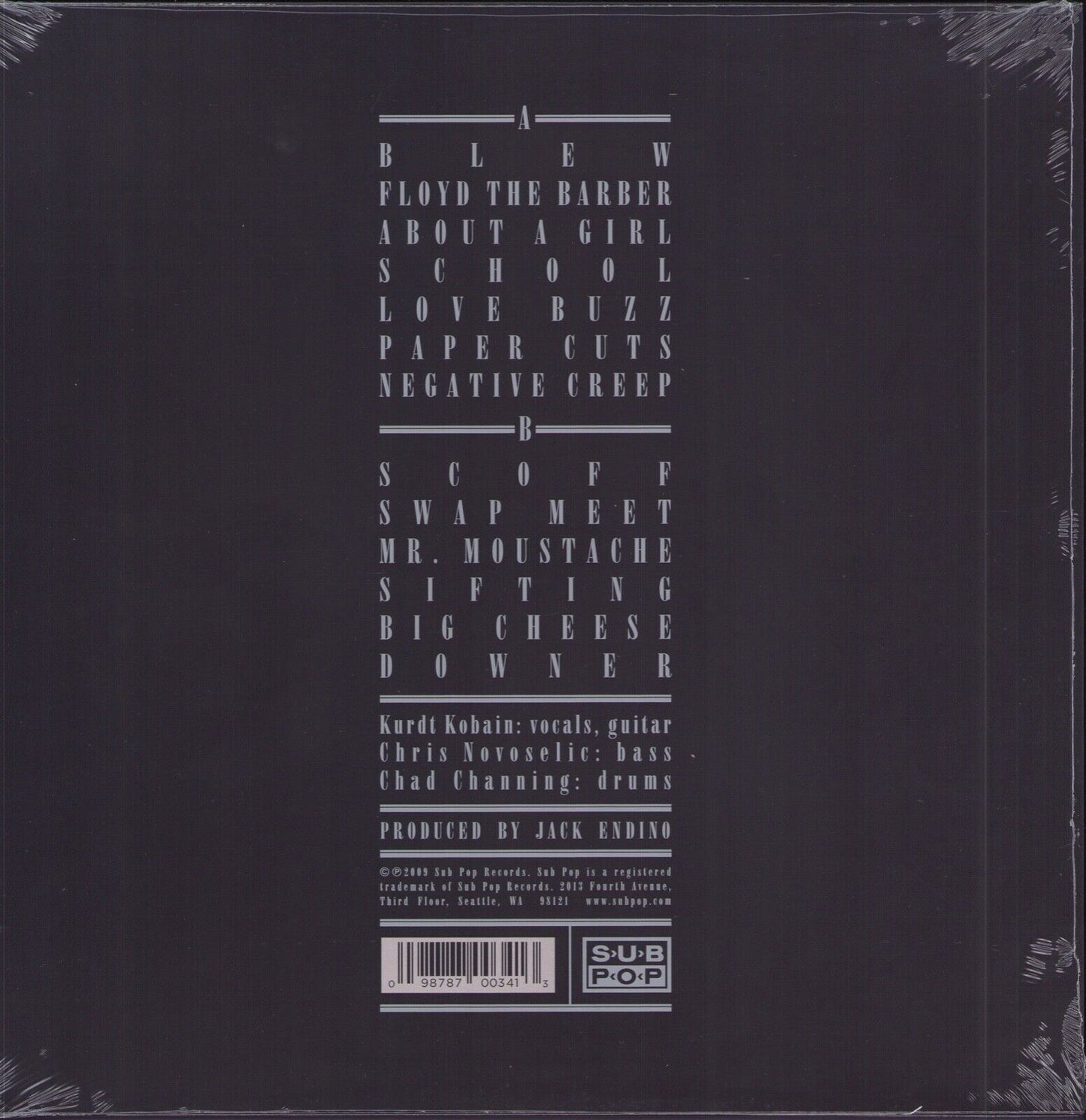 Nirvana - Bleach Vinyl LP