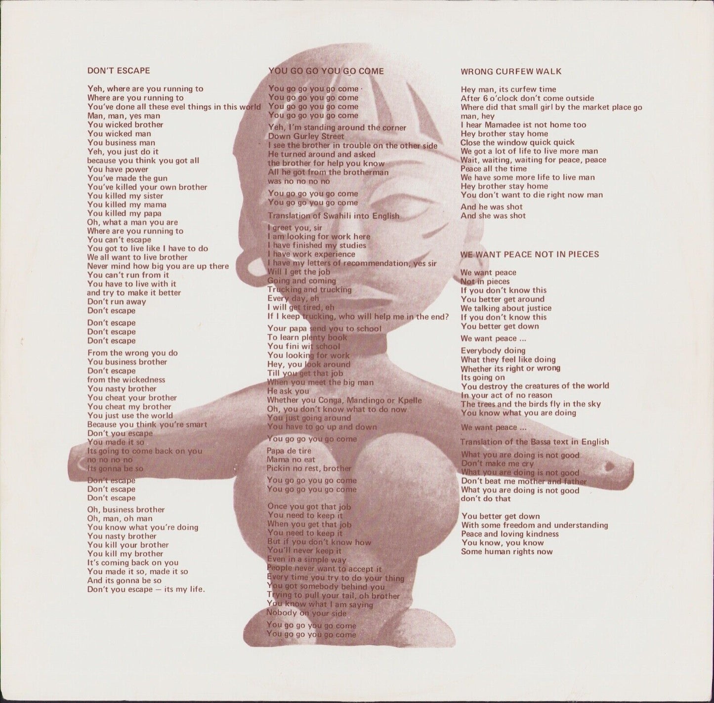 Kapingbdi - Don't Escape Vinyl LP