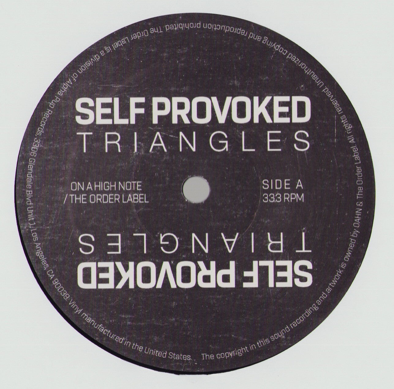 Self Provoked – Triangles Vinyl LP