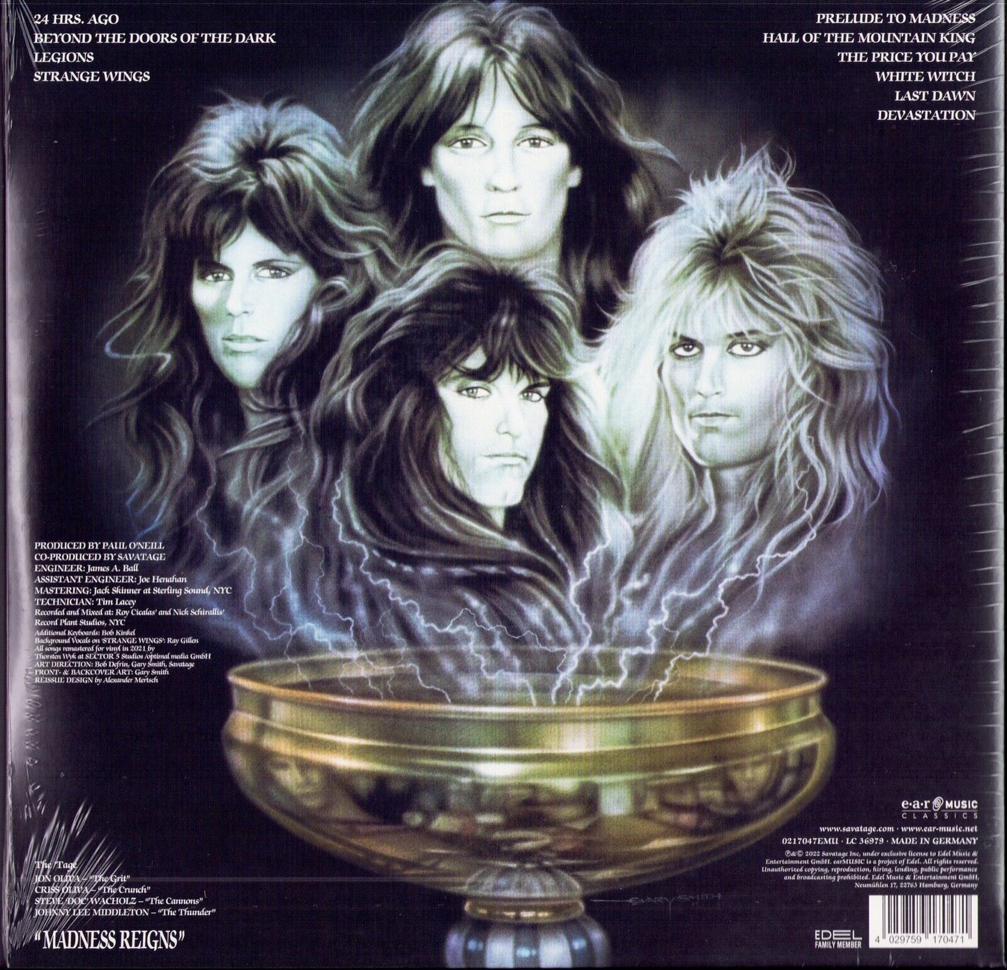 Savatage - Hall Of The Mountain King Gold Vinyl LP + 7"