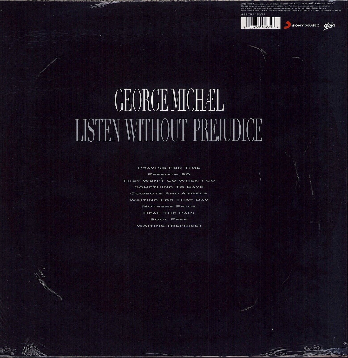 George Michael - Listen Without Prejudice Vol. 1 Vinyl LP