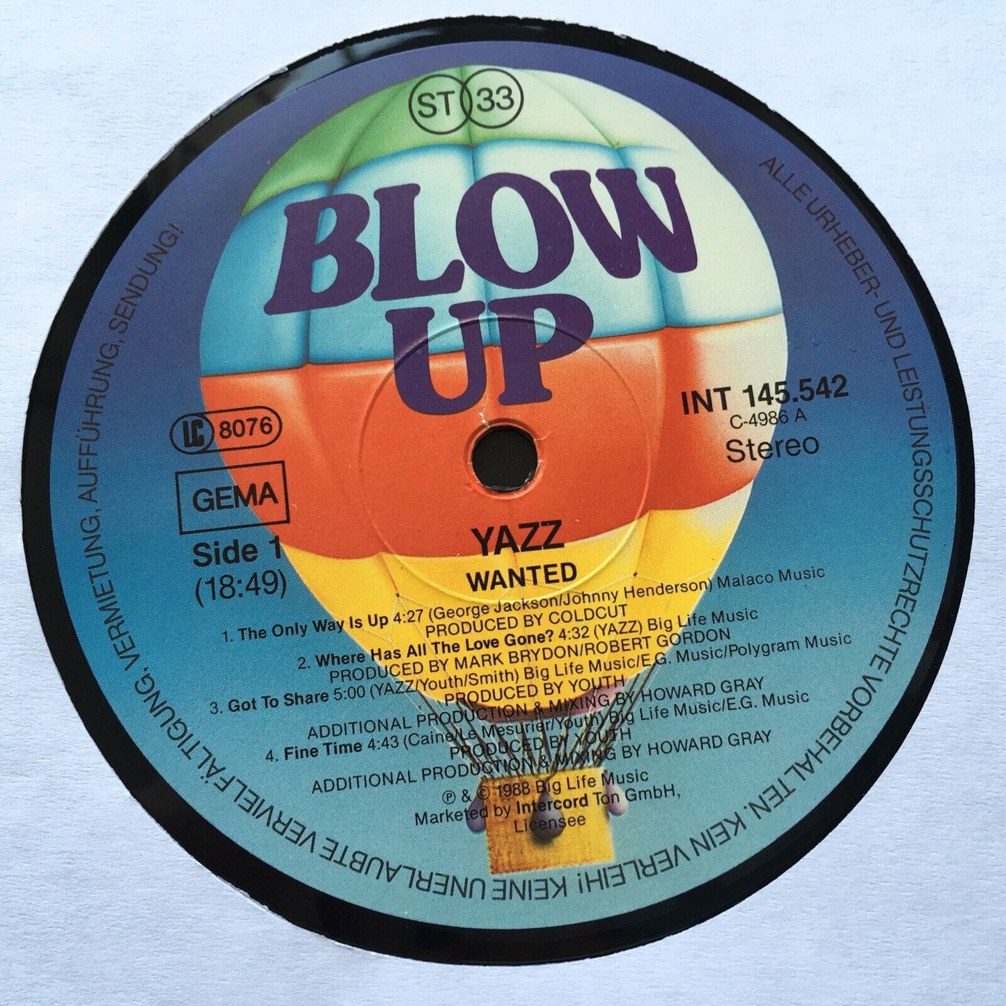 Yazz - Wanted Vinyl LP